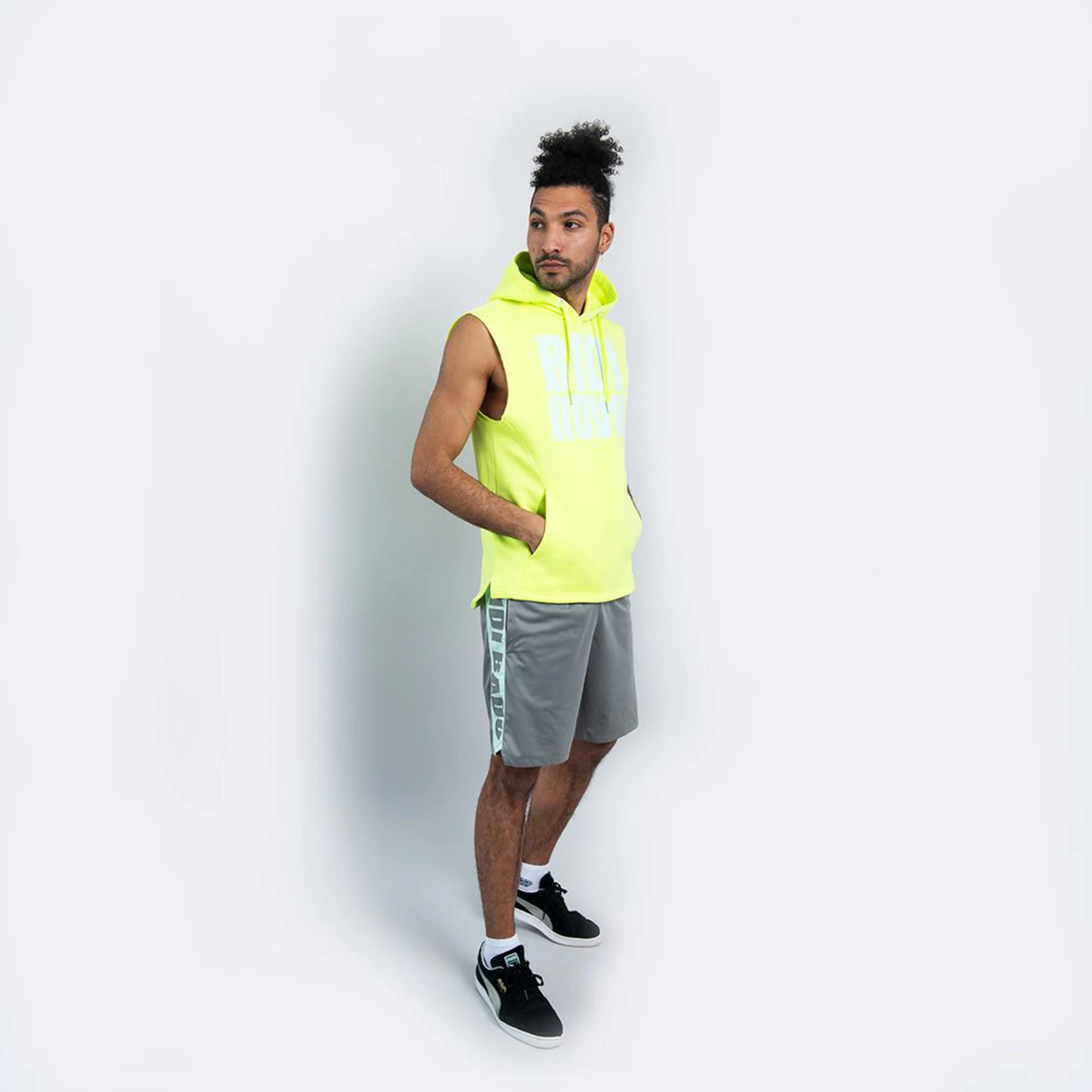 Serratus Push Move Hoody Herren-Neongelb - Image 3