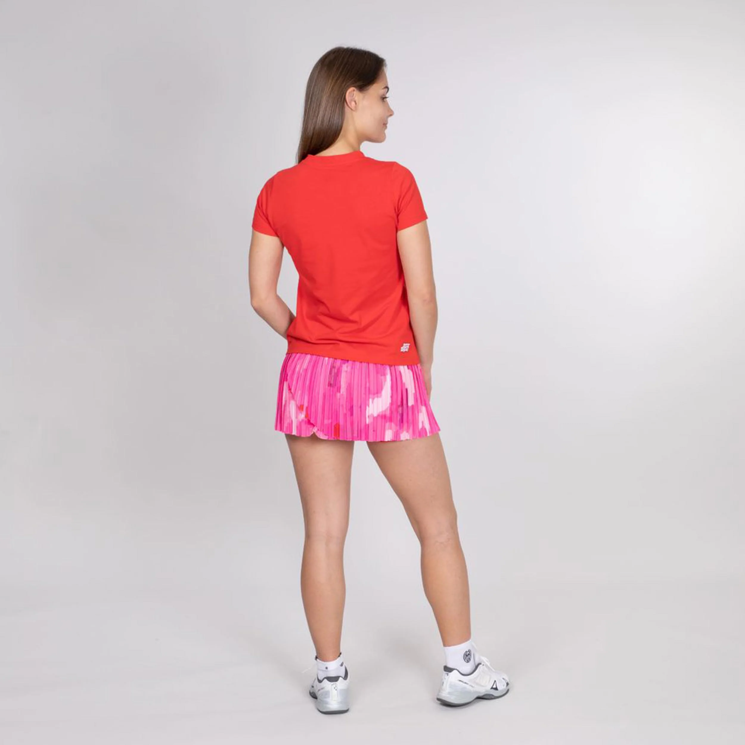 Shenzi Lifestyle T-Shirt Damen-Rot - Image 4