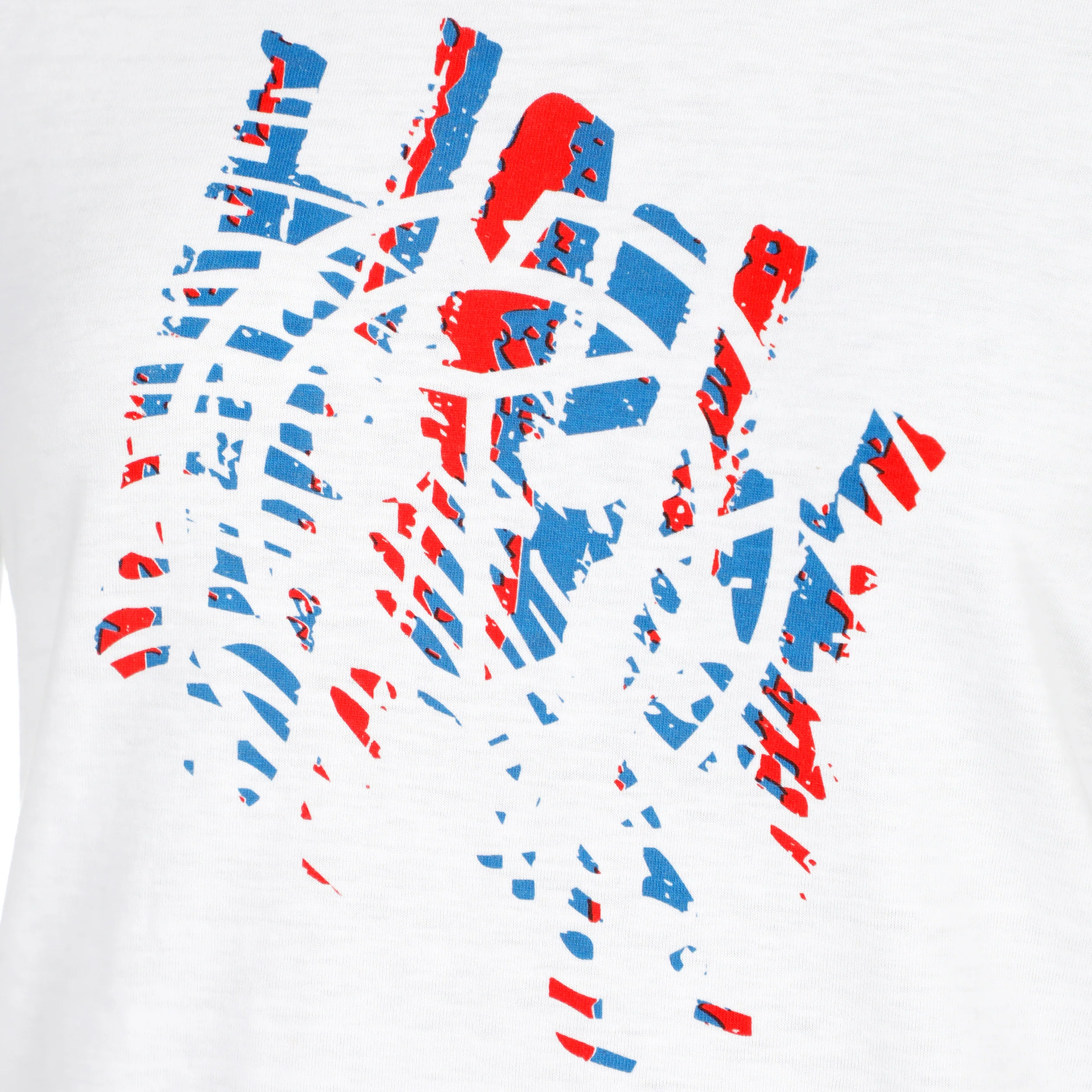 Shinae Lifestyle T-Shirt Damen-Blau,Rot - Image 3