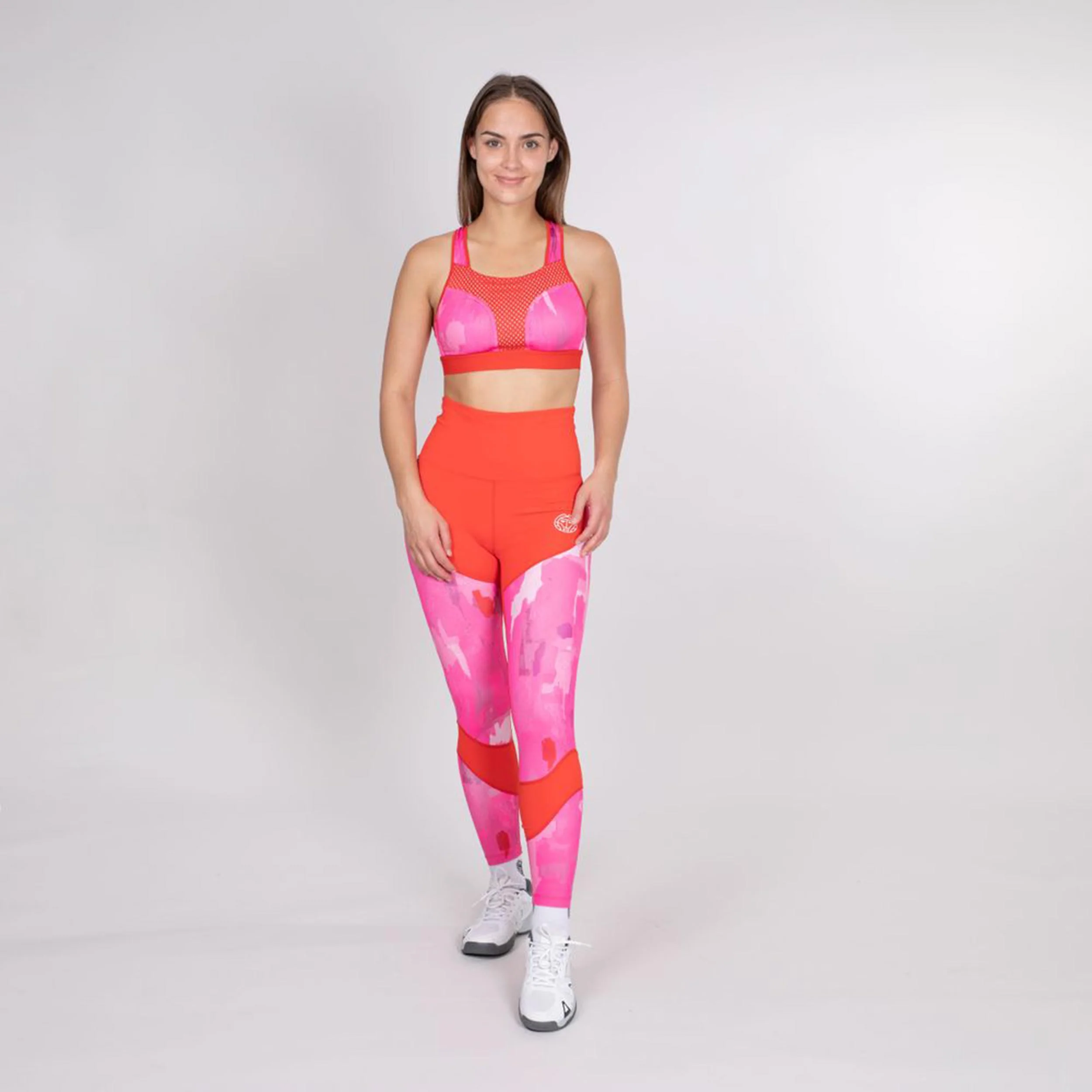 Singa Tech Sport-BH Damen-Rot,Rosa - Image 3