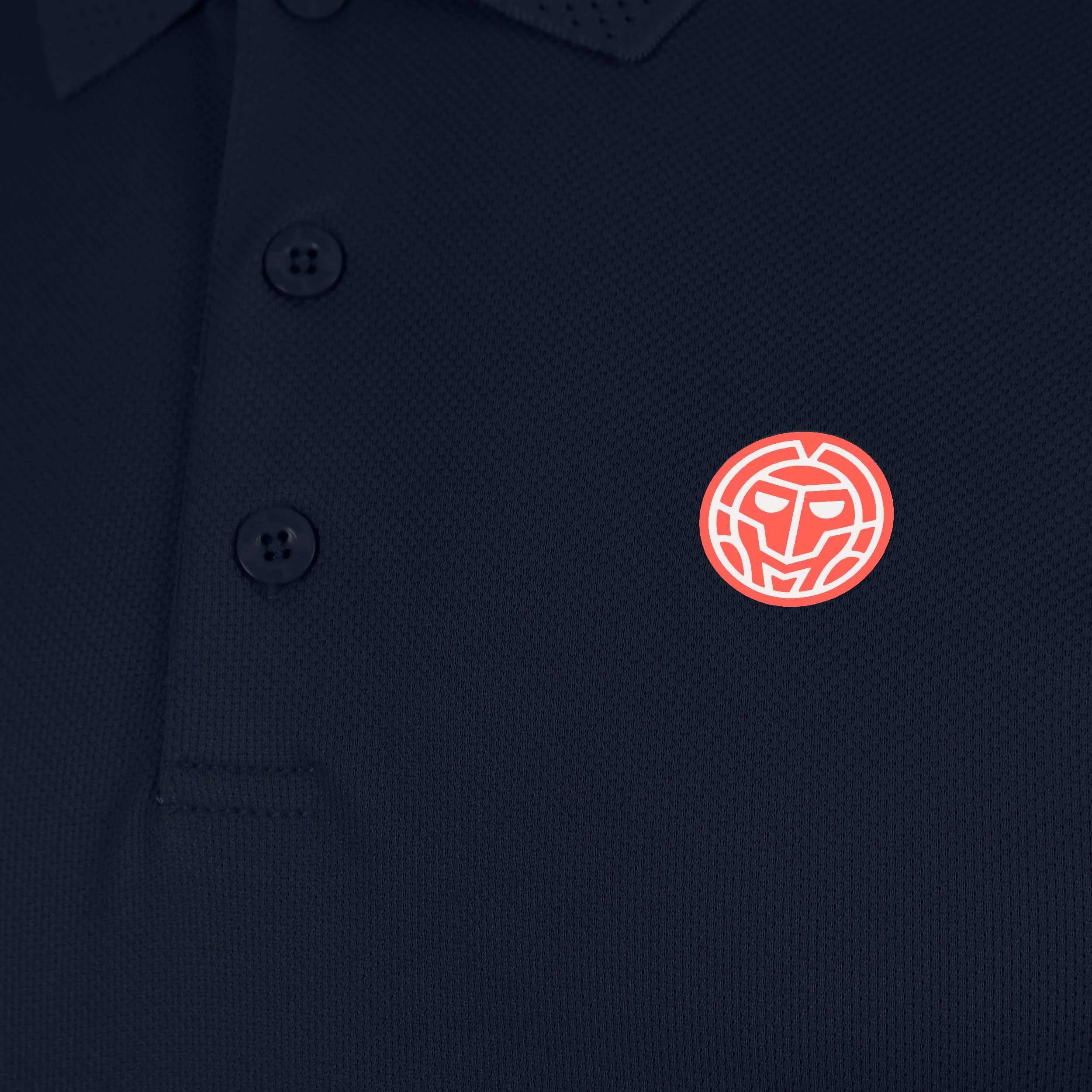 Solid Polo Herren - dunkelblau - Image 3