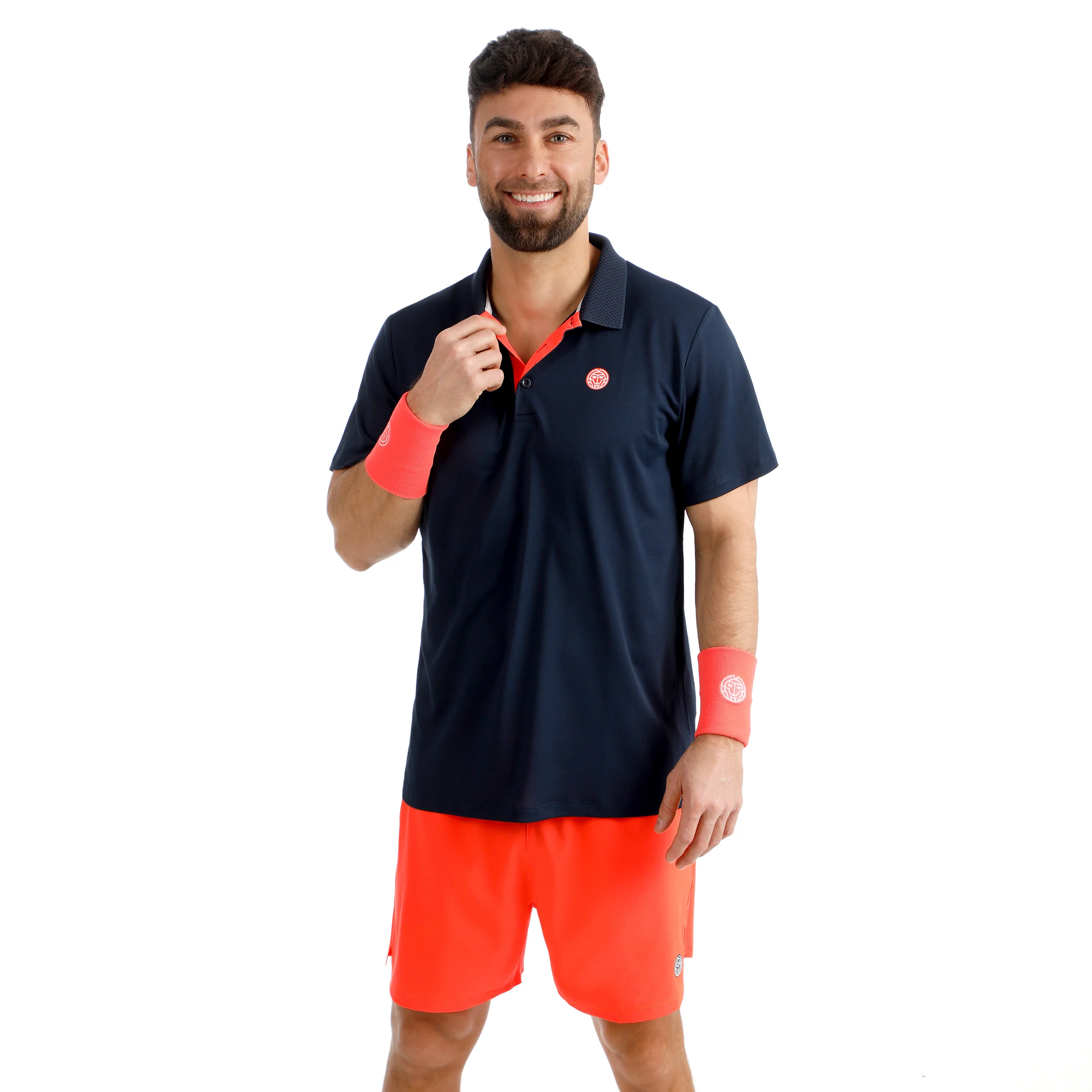Solid Polo Herren - dunkelblau - Image 4