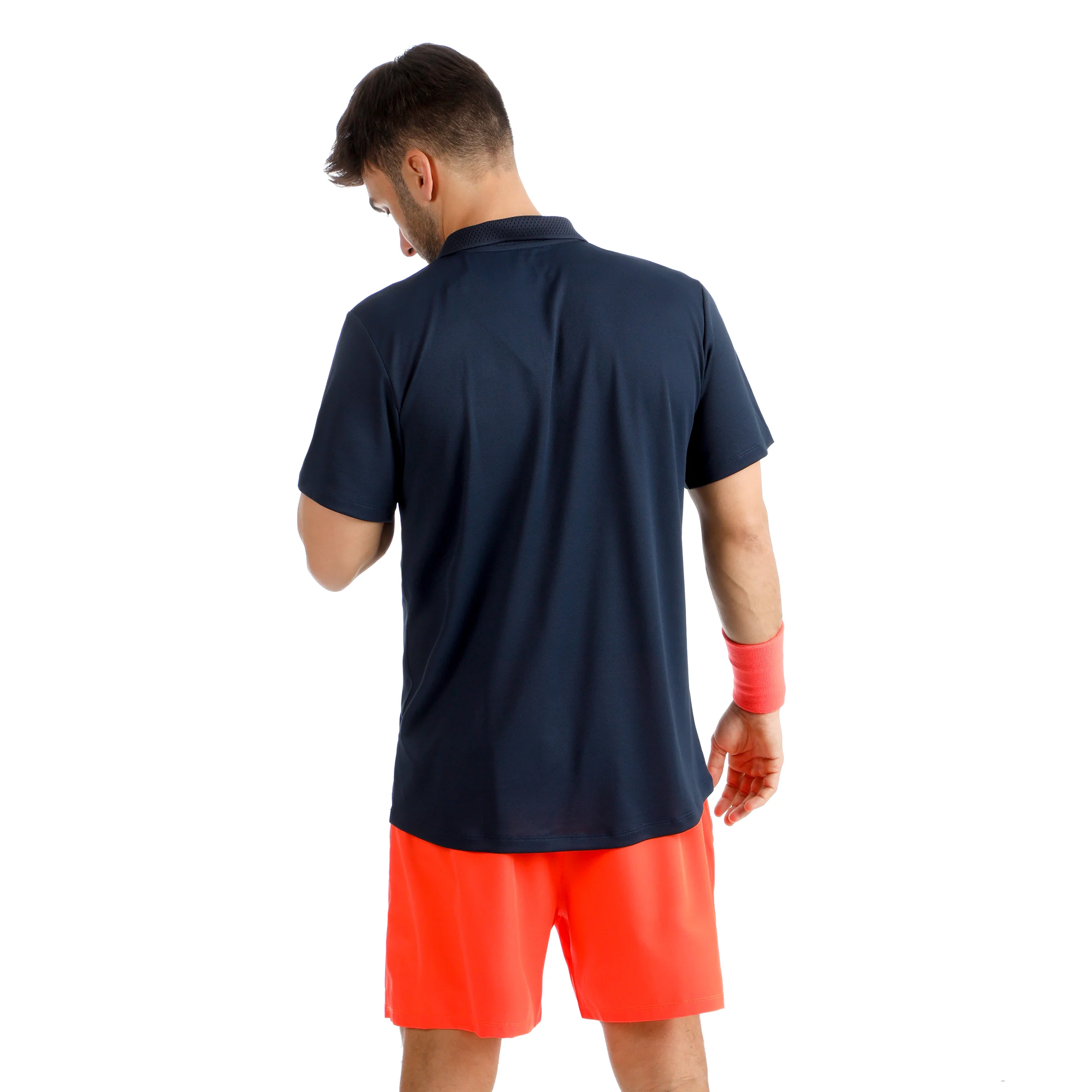 Solid Polo Herren - dunkelblau - Image 5