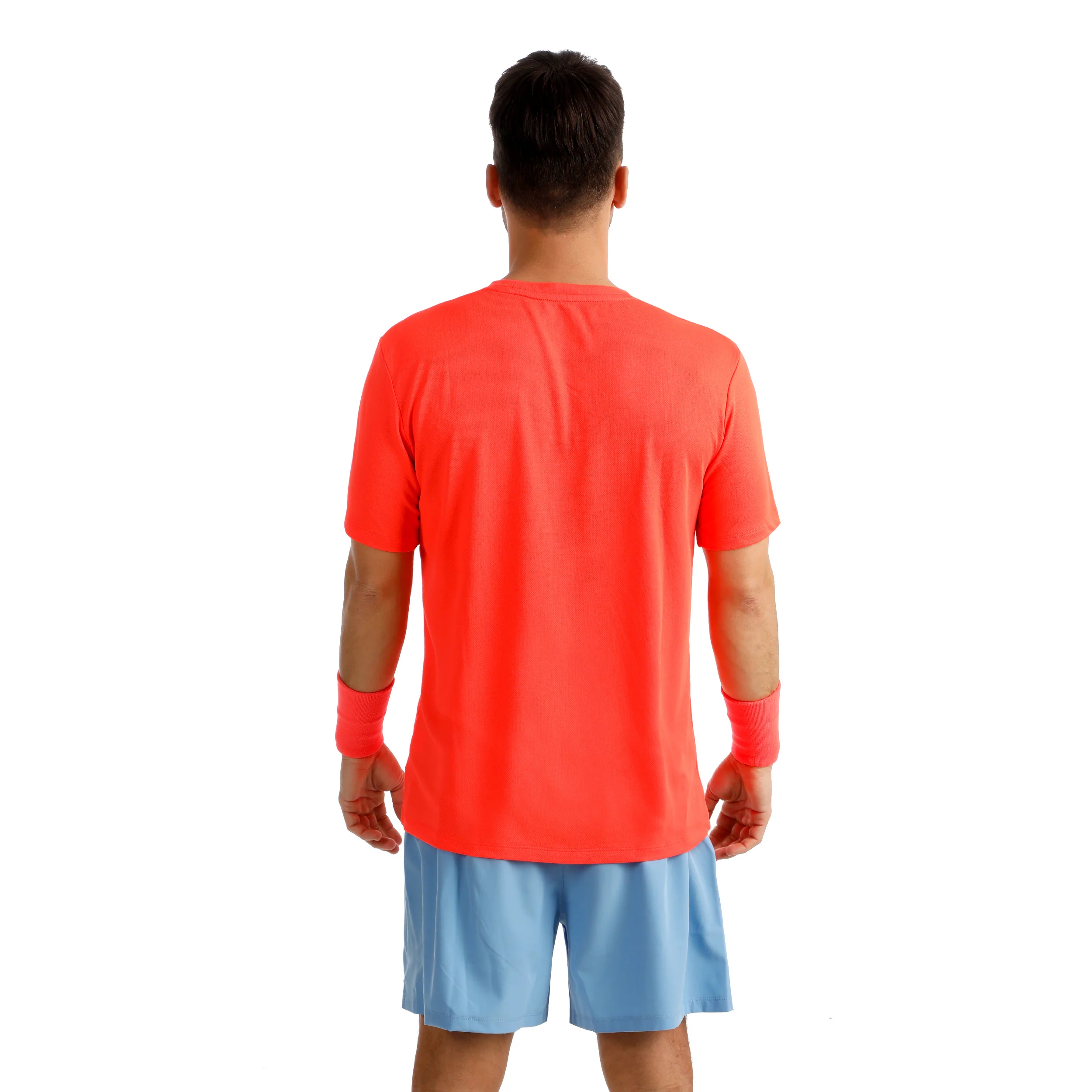 Solid T-Shirt Herren-koralle - Image 5