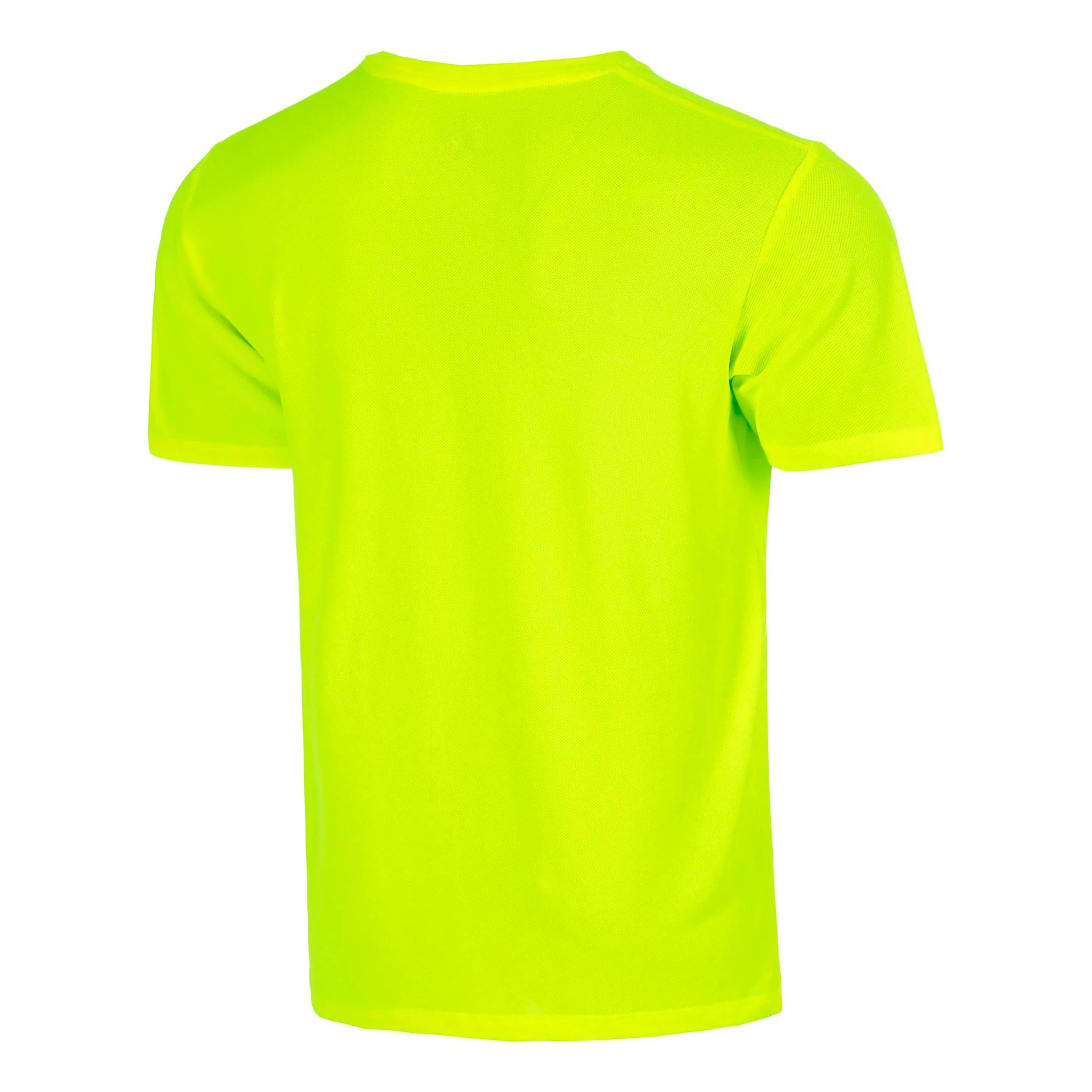Solid T-Shirt Herren-neongelb - Image 2