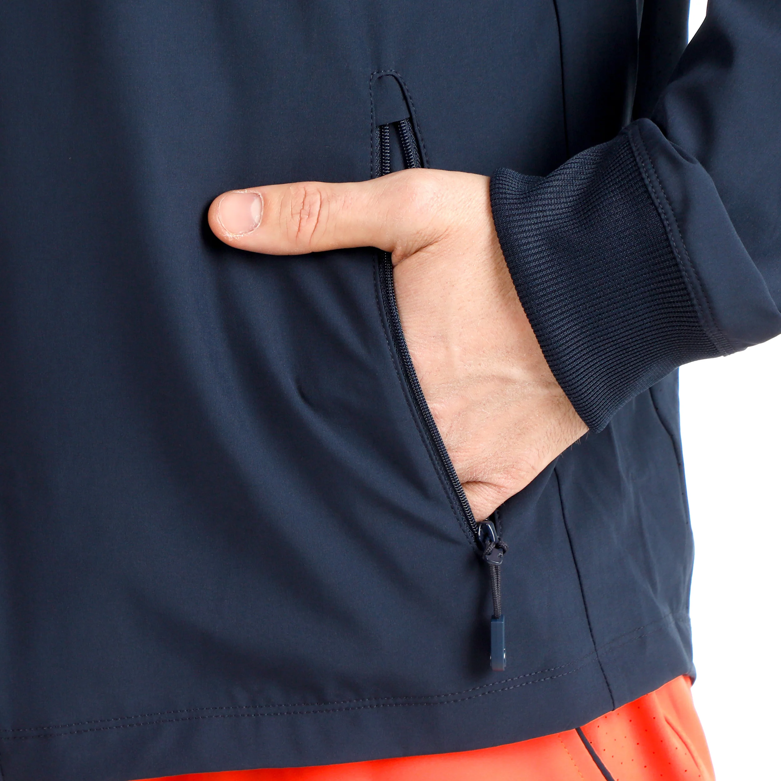 Solid  Trainingsjacke Herren-dunkelblau - Image 10