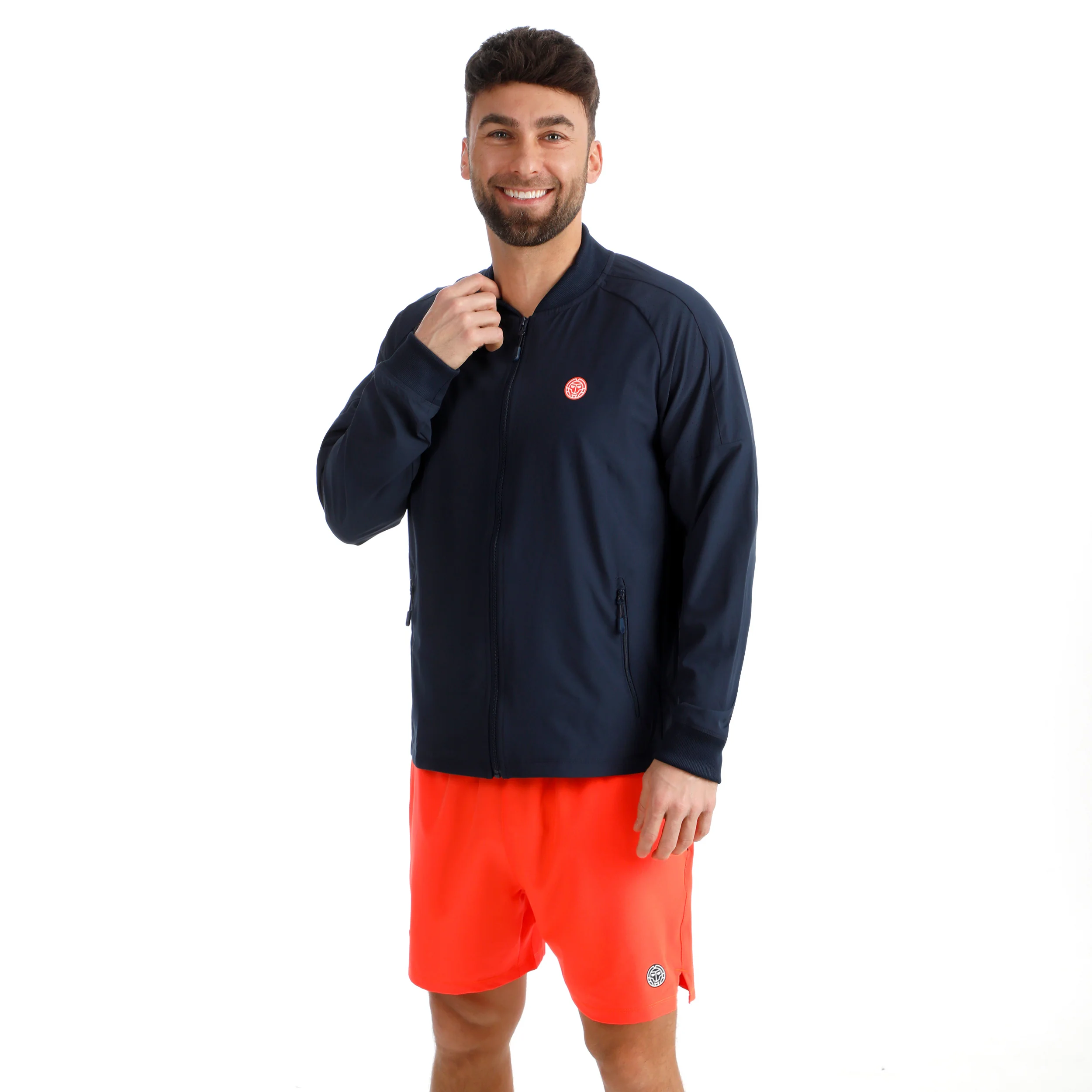 Solid  Trainingsjacke Herren-dunkelblau - Image 6