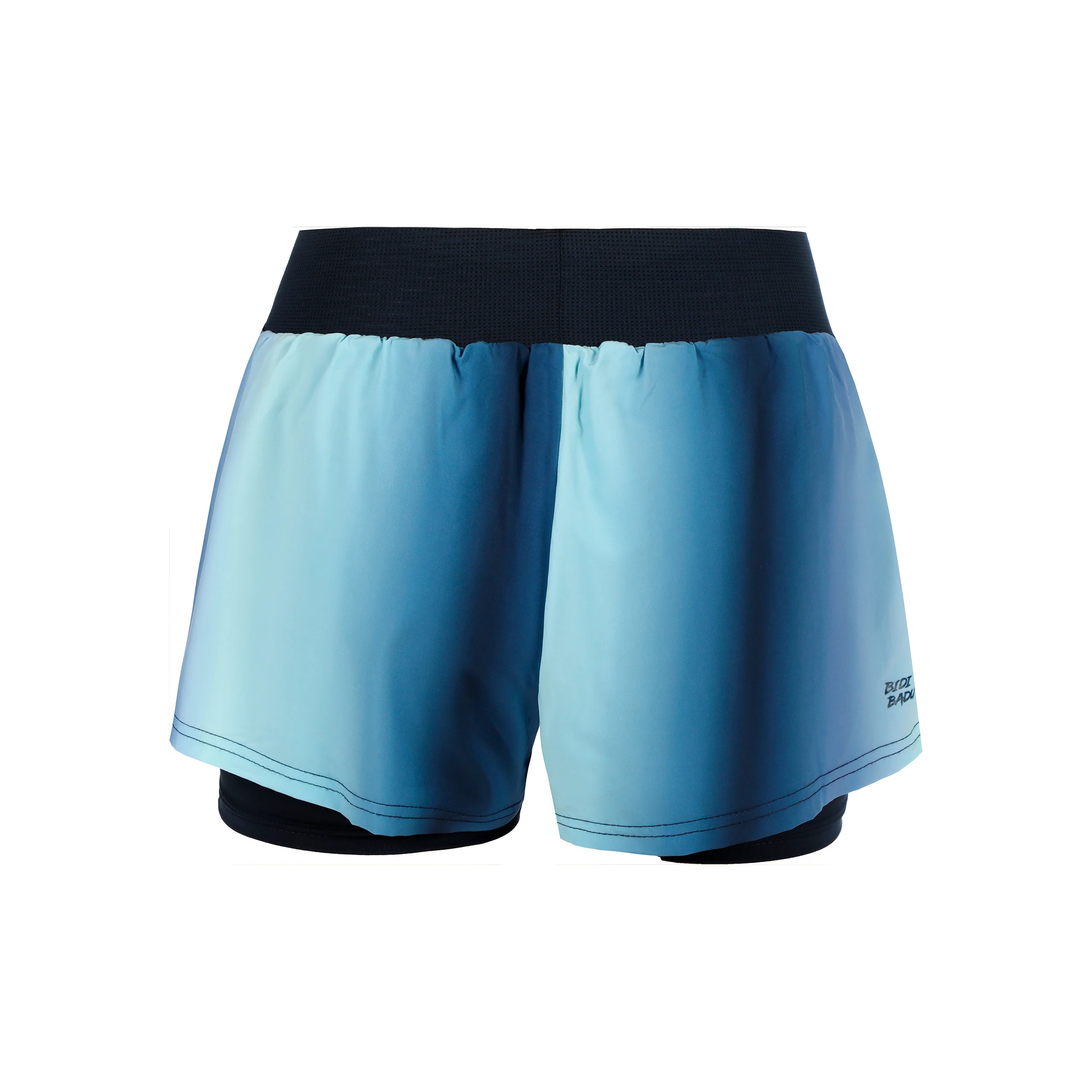 Spectrum 2In1 Printed Shorts Damen-Dunkelblau,Hellblau - Image 2