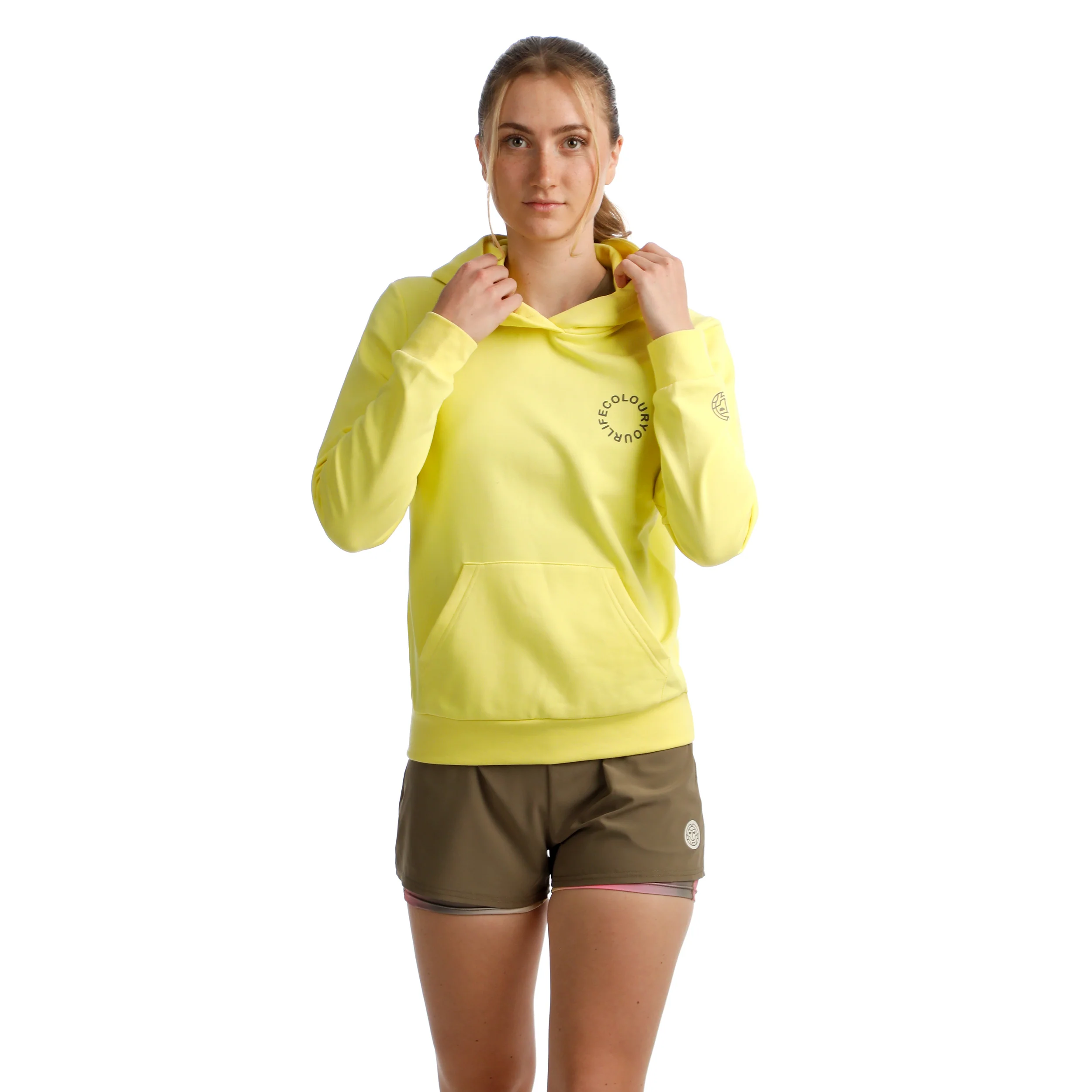 Spectrum Chill Hoody Damen-Gelb - Image 6