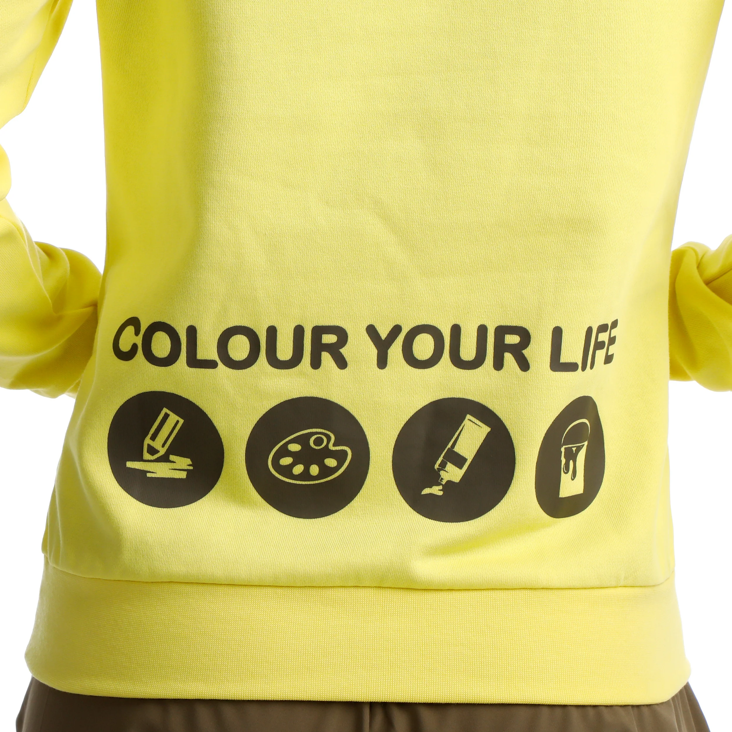 Spectrum Chill Hoody Damen-Gelb - Image 9