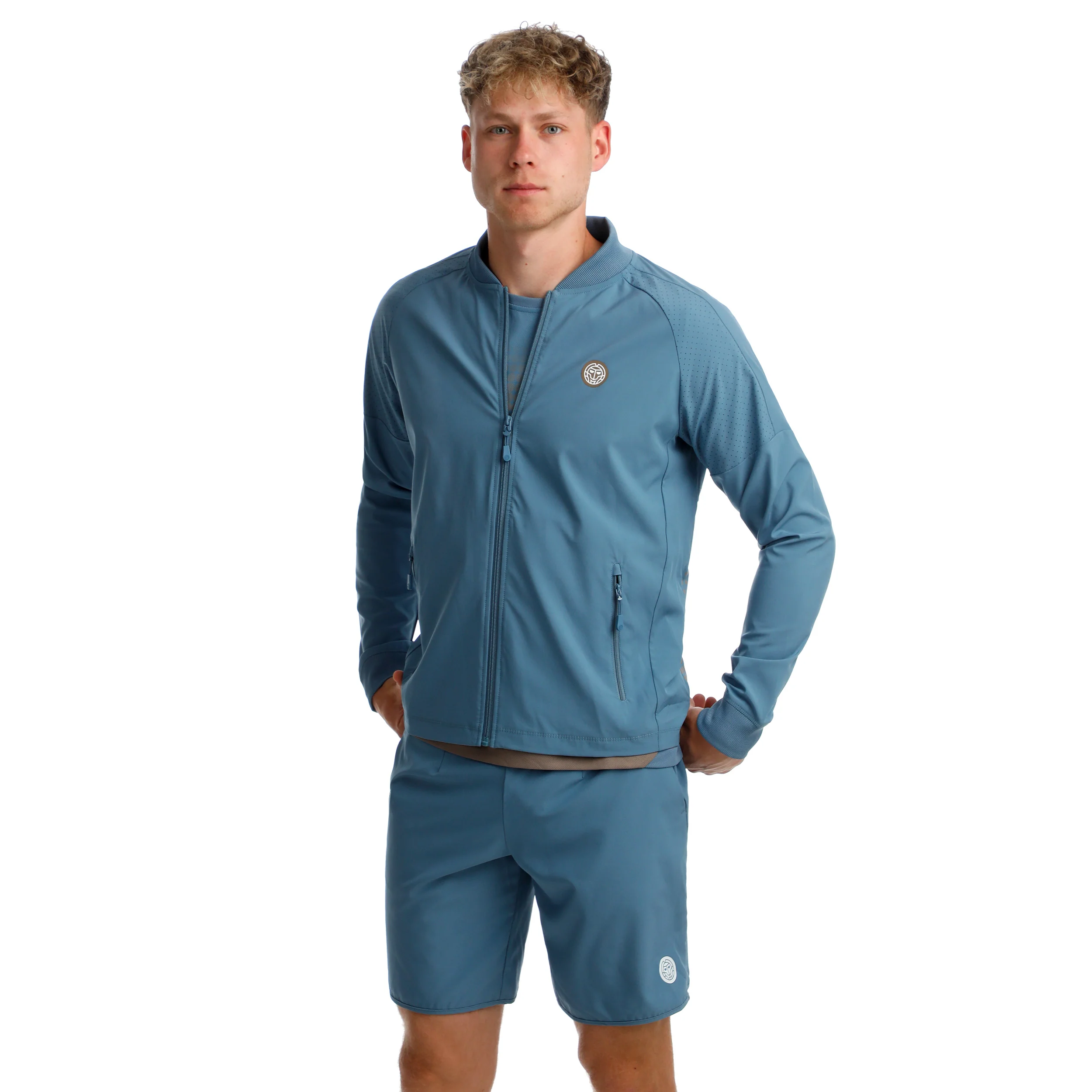 Spectrum Printed Trainingsjacke Herren-Blau - Image 6