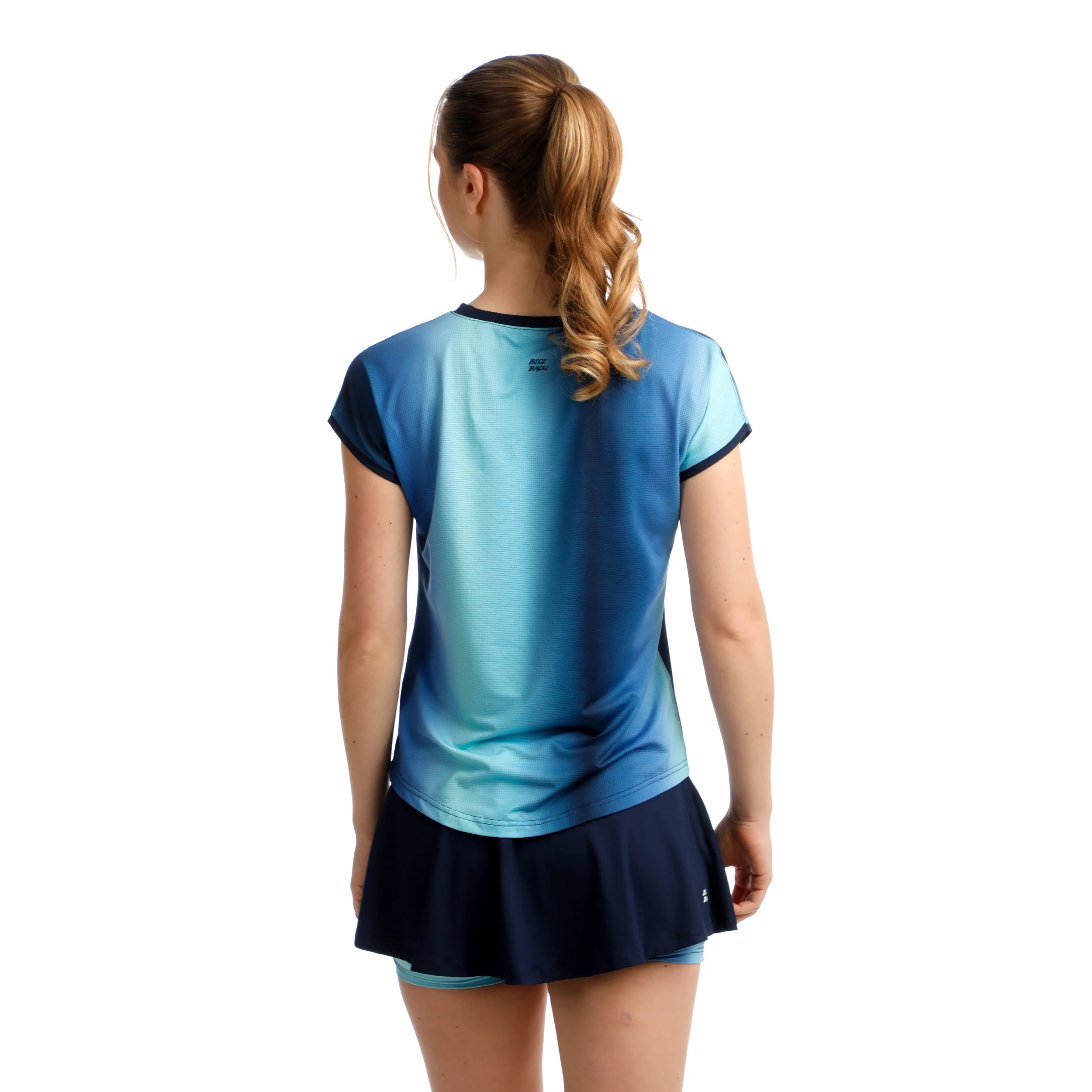 Spectrum Printed Wavy Rock Damen-Dunkelblau,Hellblau - Image 6