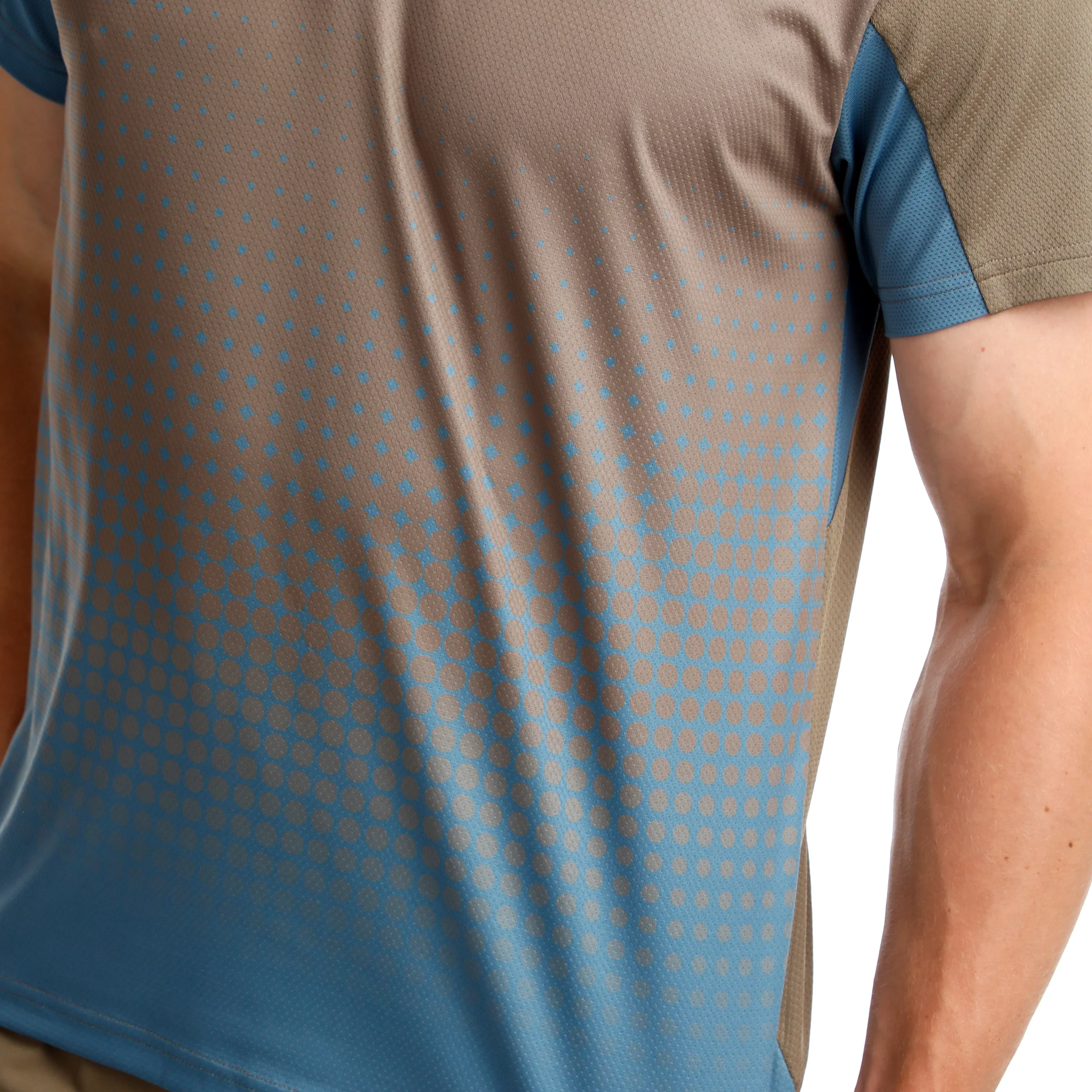 Spectrum Spirit Polo Herren-Braun,Blau - Image 9