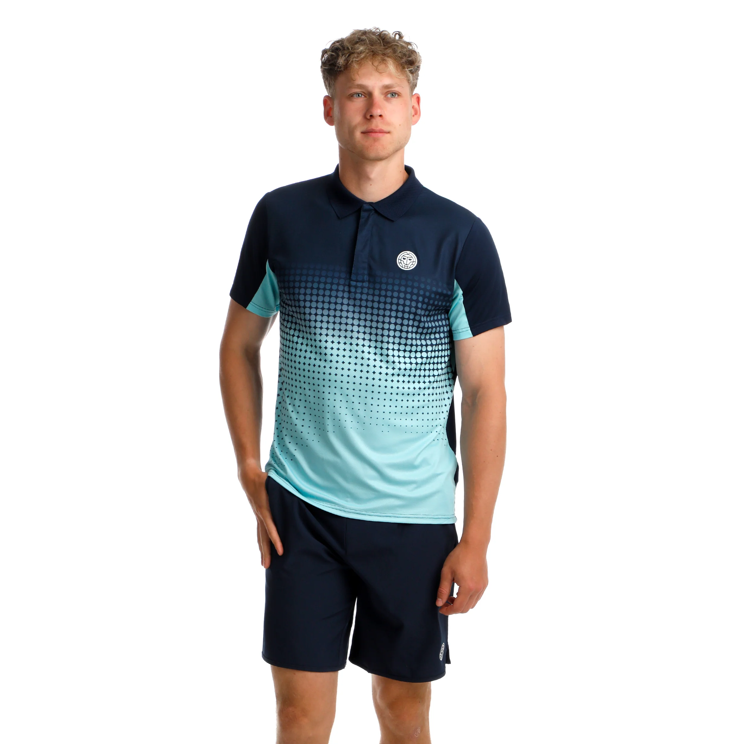 Spectrum Spirit Polo Herren-Hellblau,Dunkelblau - Image 5