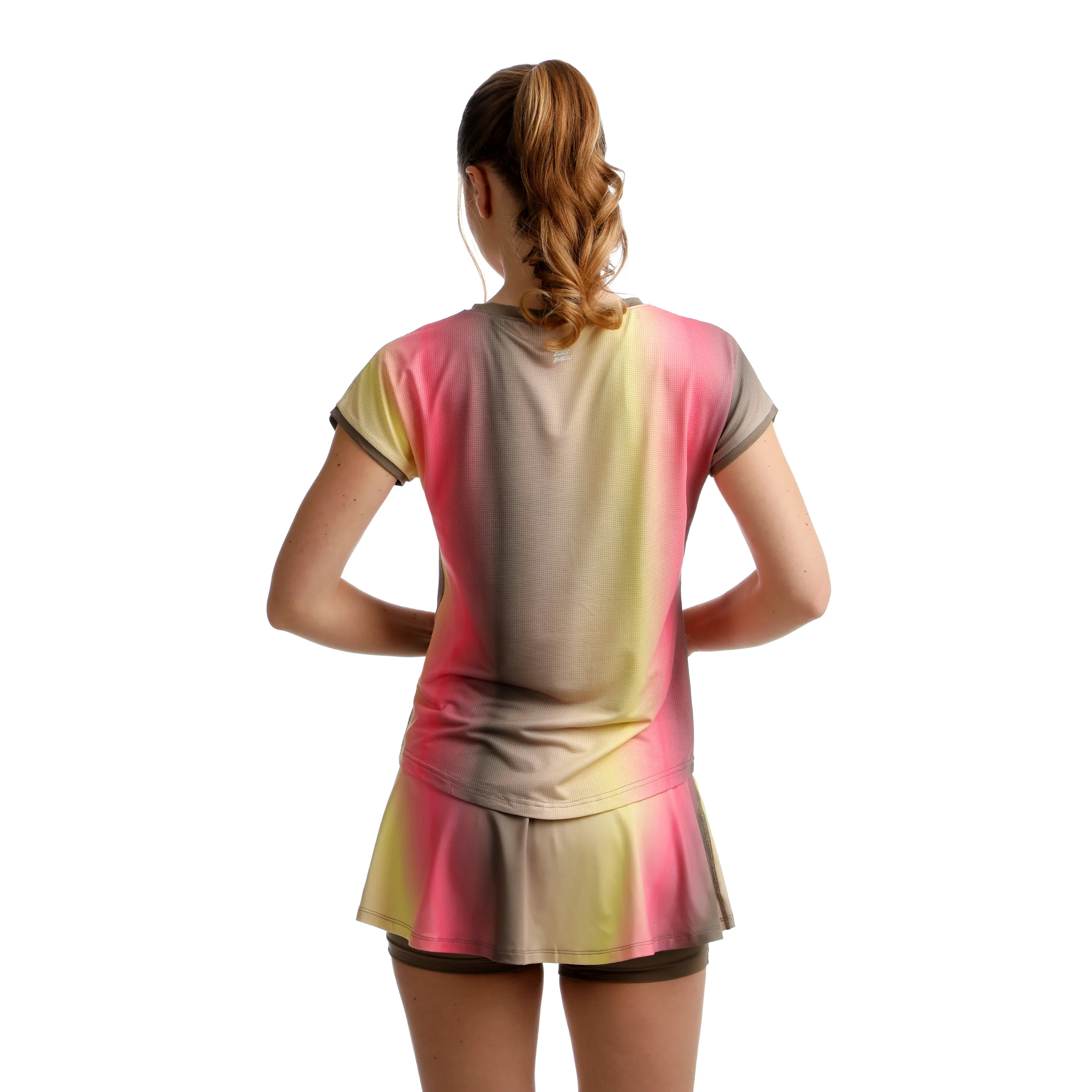 Spectrum T-Shirt Damen-Braun,Gelb - Image 6