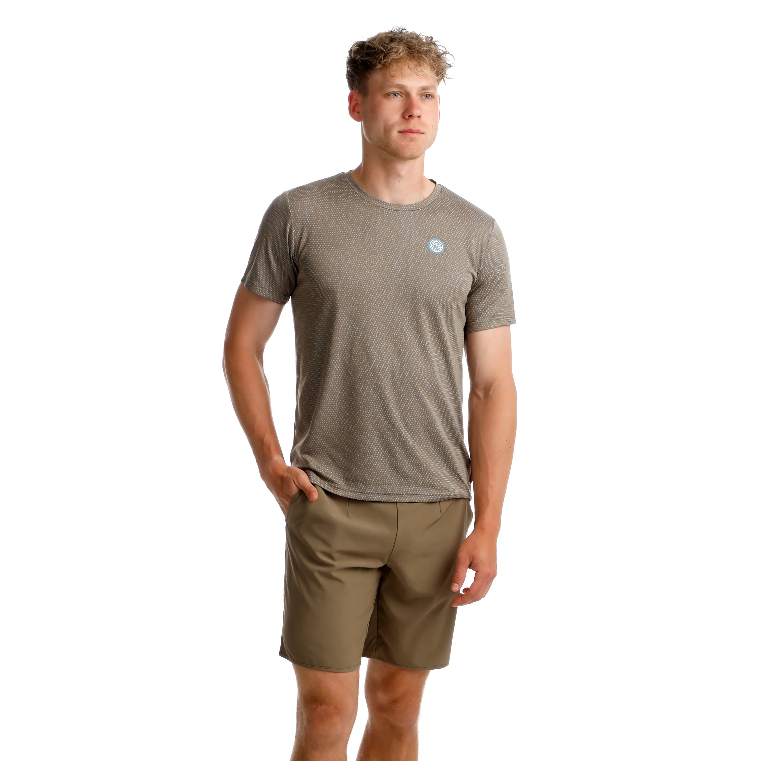Spectrum Two Colored T-Shirt Herren-Braun,Blau - Image 5