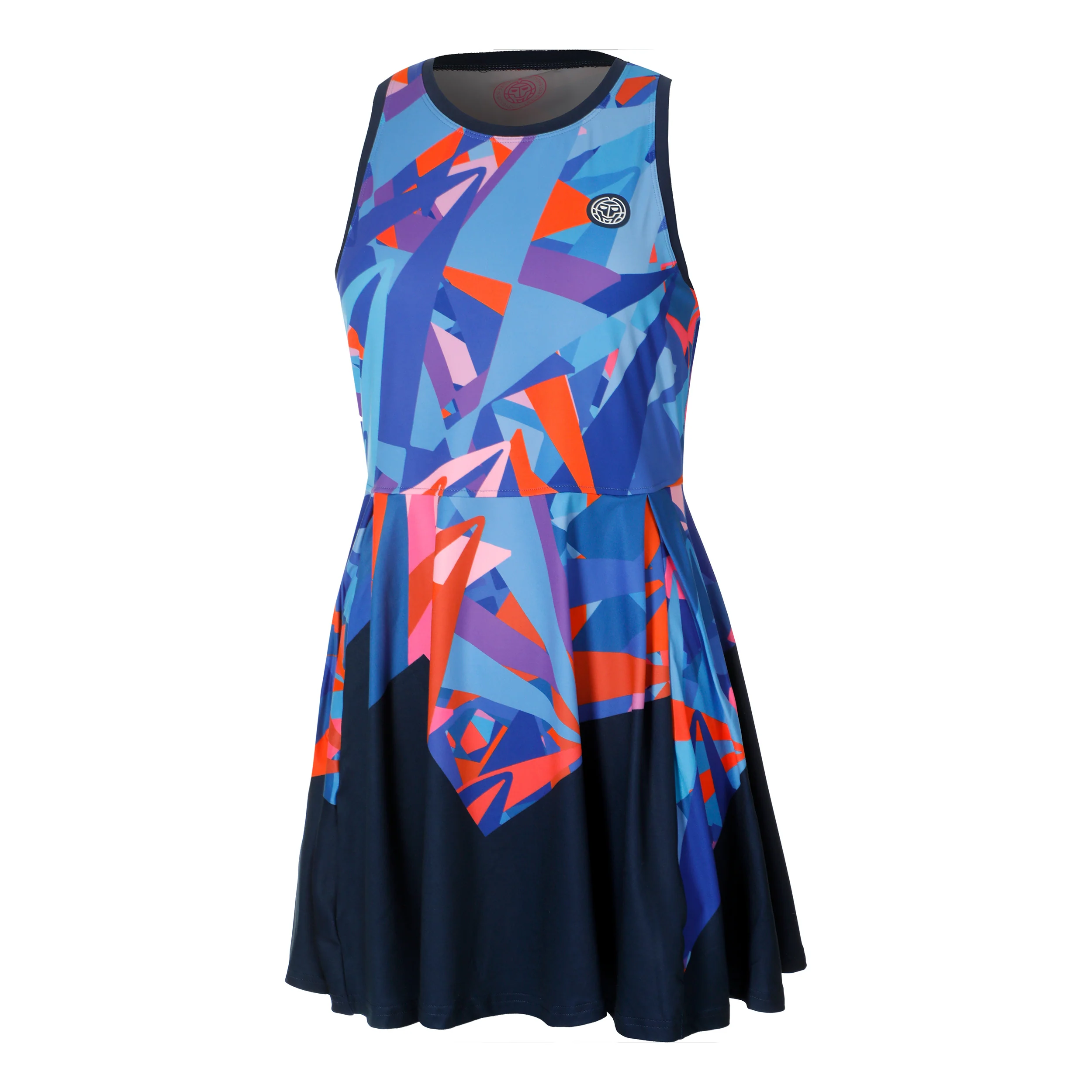 Spike Kleid Damen-Dunkelblau,Mehrfarbig
