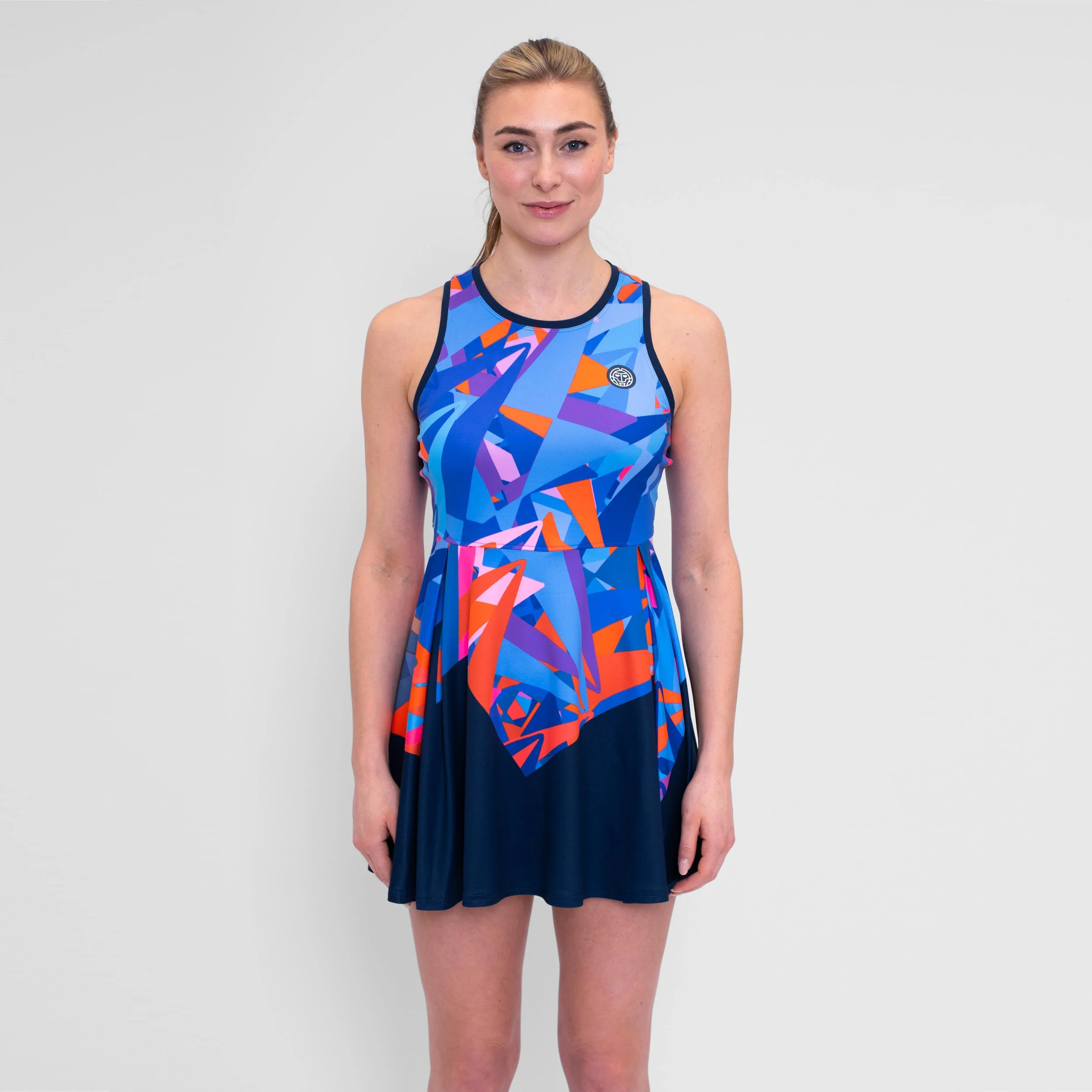 Spike Kleid Damen-Dunkelblau,Mehrfarbig - Image 6