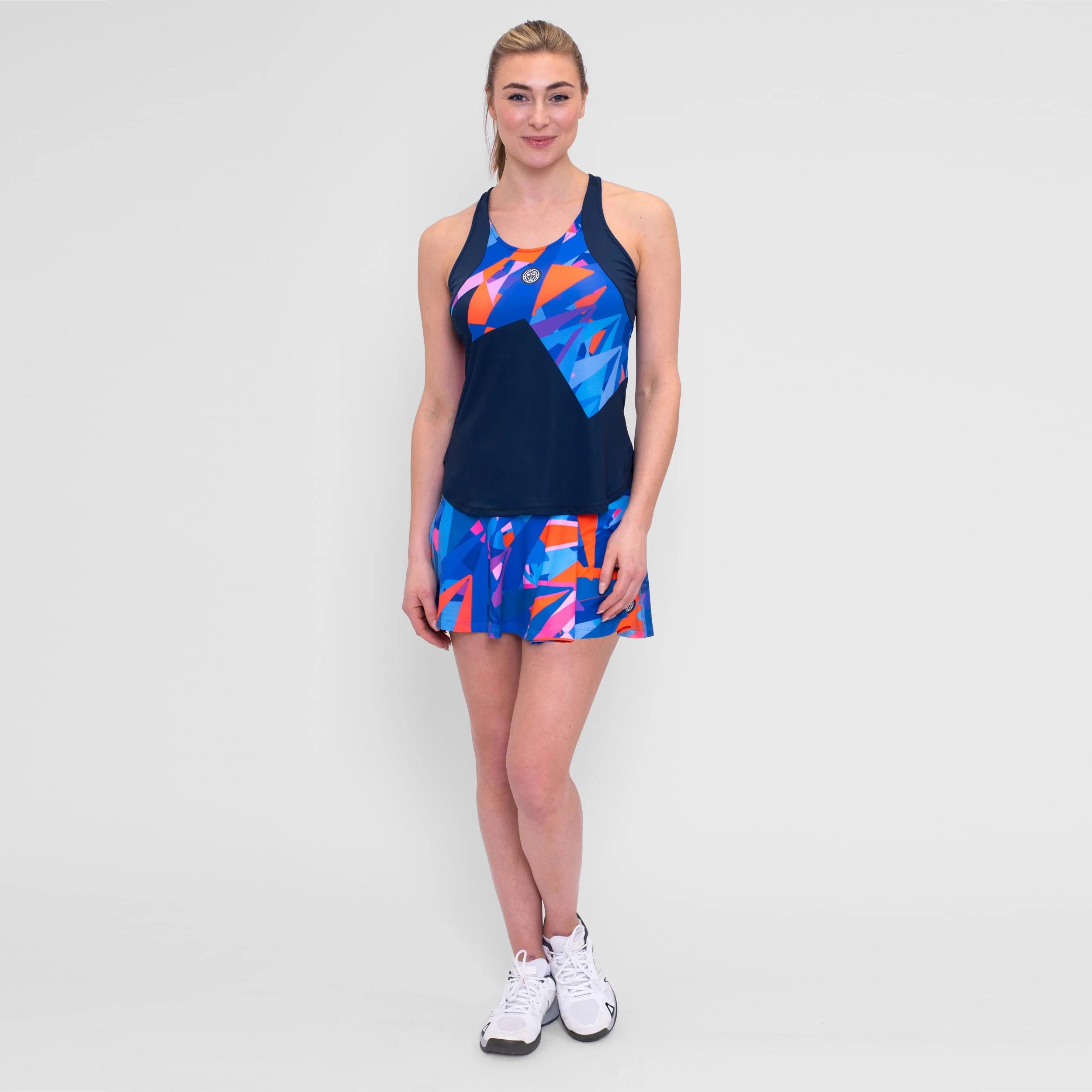 Spike Printed Wavy Rock Damen-Dunkelblau,Blau - Image 8