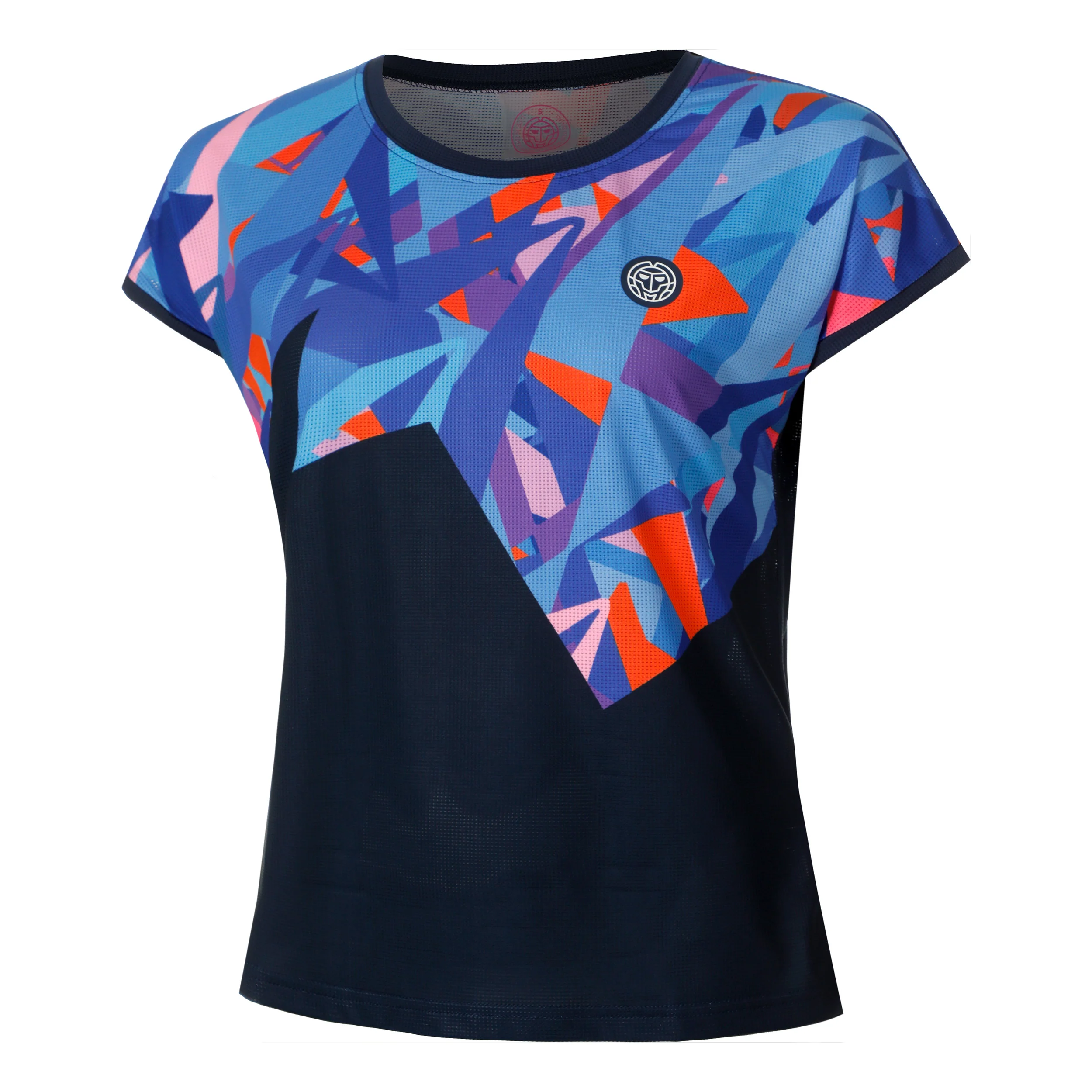Spike T-Shirt Damen-Dunkelblau,Mehrfarbig