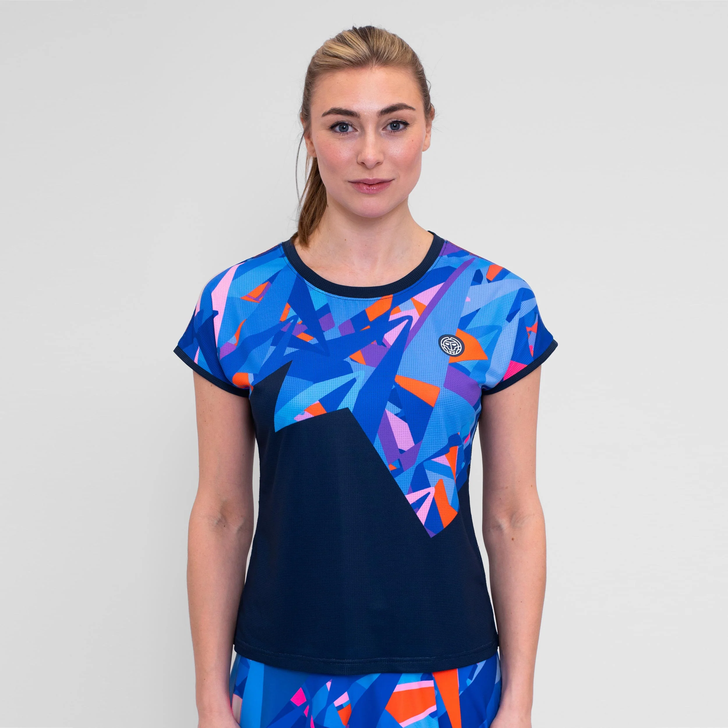 Spike T-Shirt Damen-Dunkelblau,Mehrfarbig - Image 5