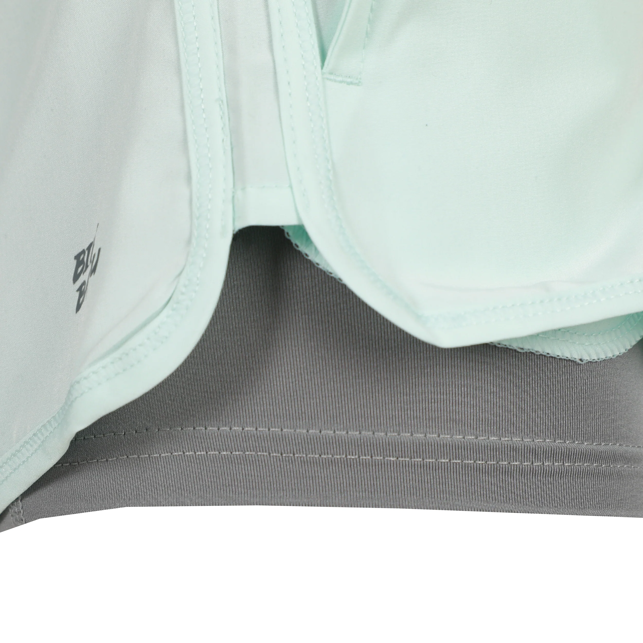 Tiida Tech 2 In 1 Shorts Ballshorts Damen-Mint,Grau - Image 5