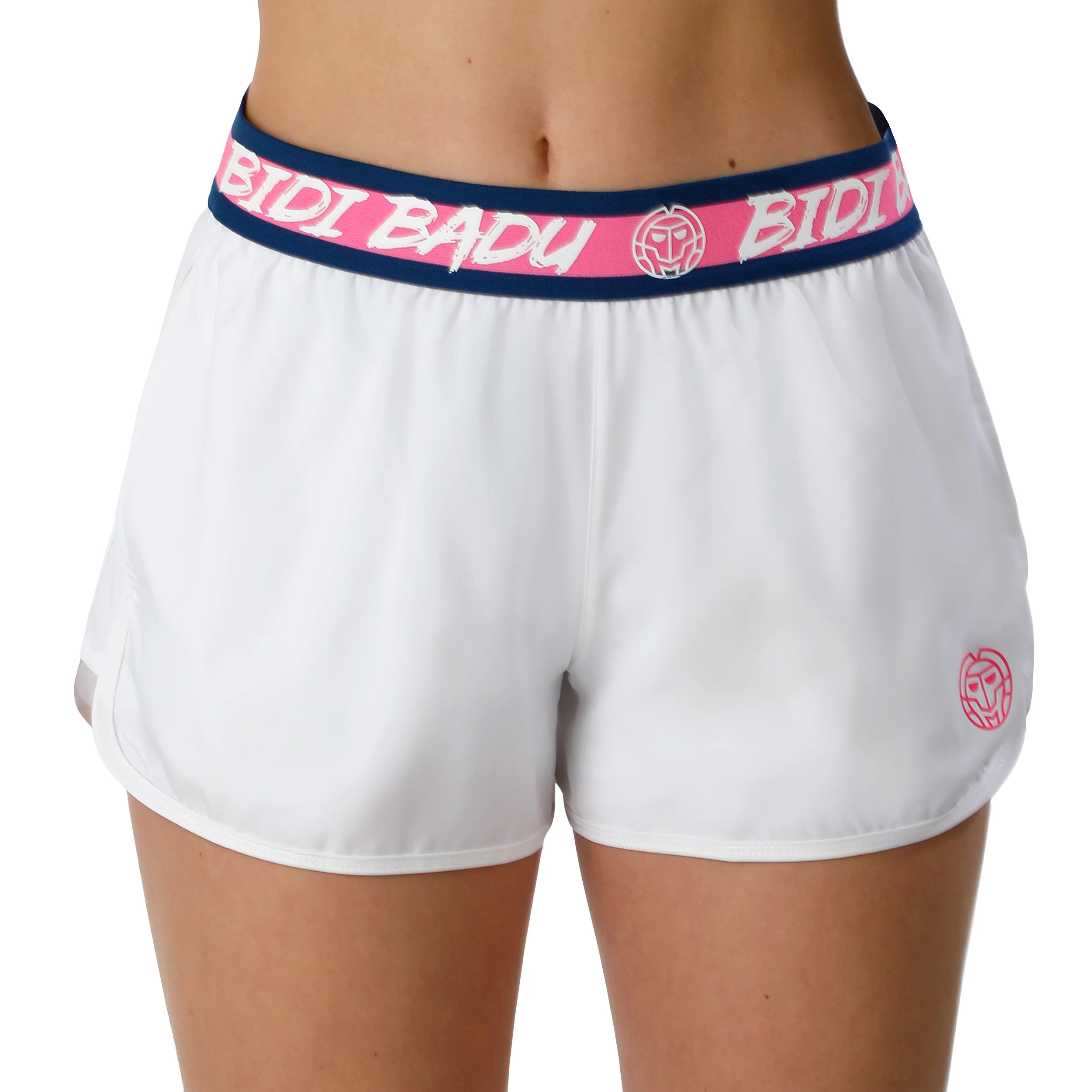 Tiida Tech 2in1 Shorts Damen-Weiß,Pink - Image 2