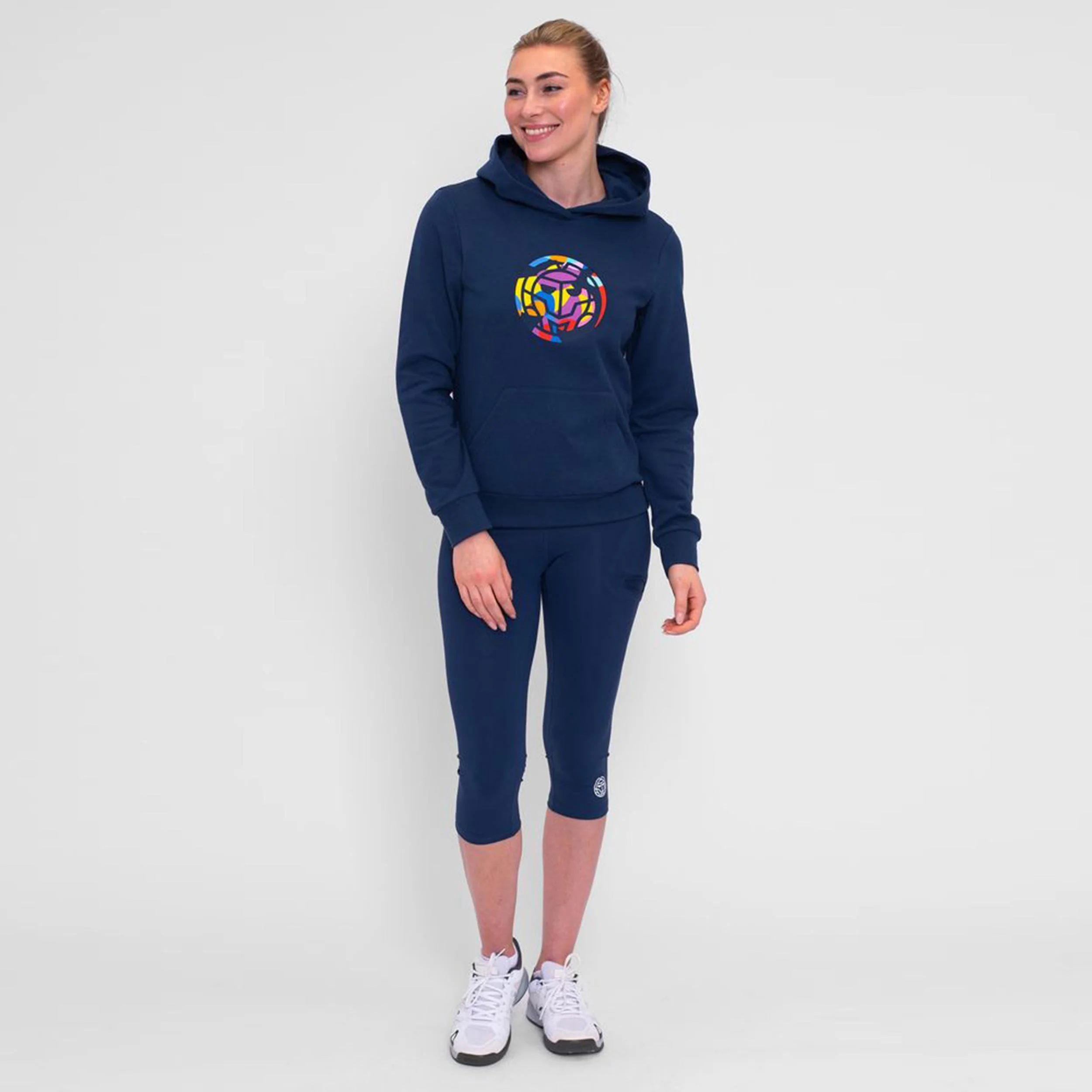 Twiggy Chill Hoody Damen-Dunkelblau,Mehrfarbig - Image 3