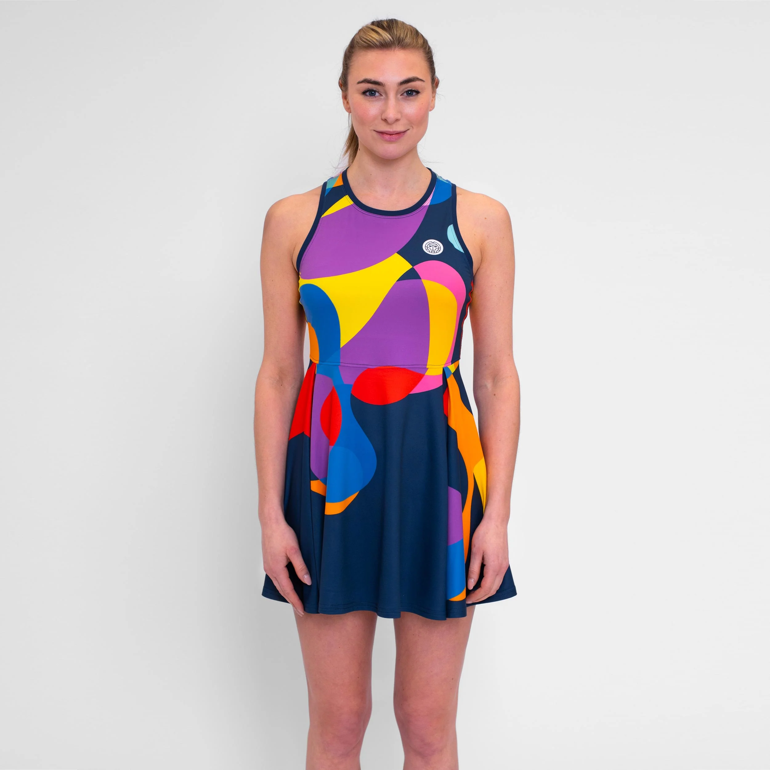 Twiggy Kleid Damen-Dunkelblau,Mehrfarbig - Image 5