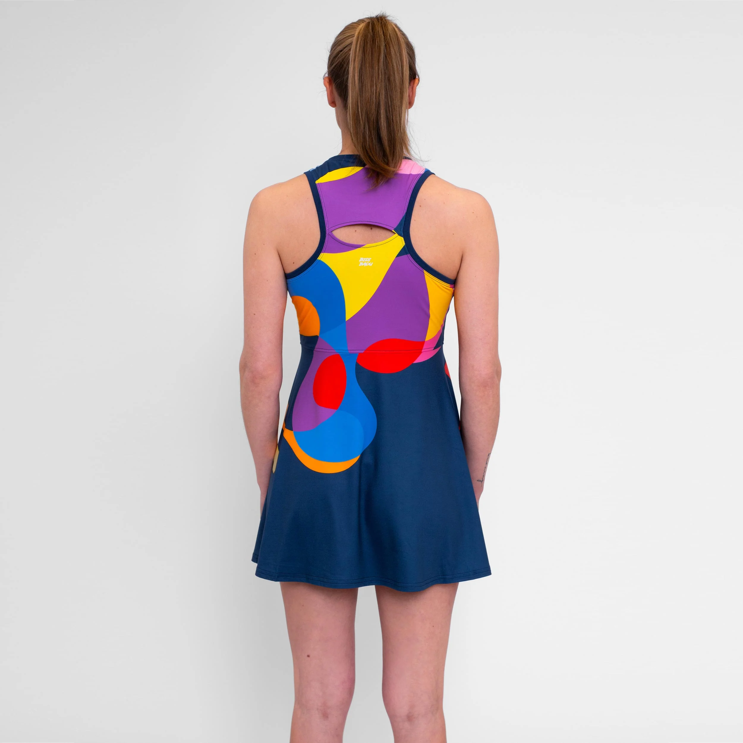 Twiggy Kleid Damen-Dunkelblau,Mehrfarbig - Image 6