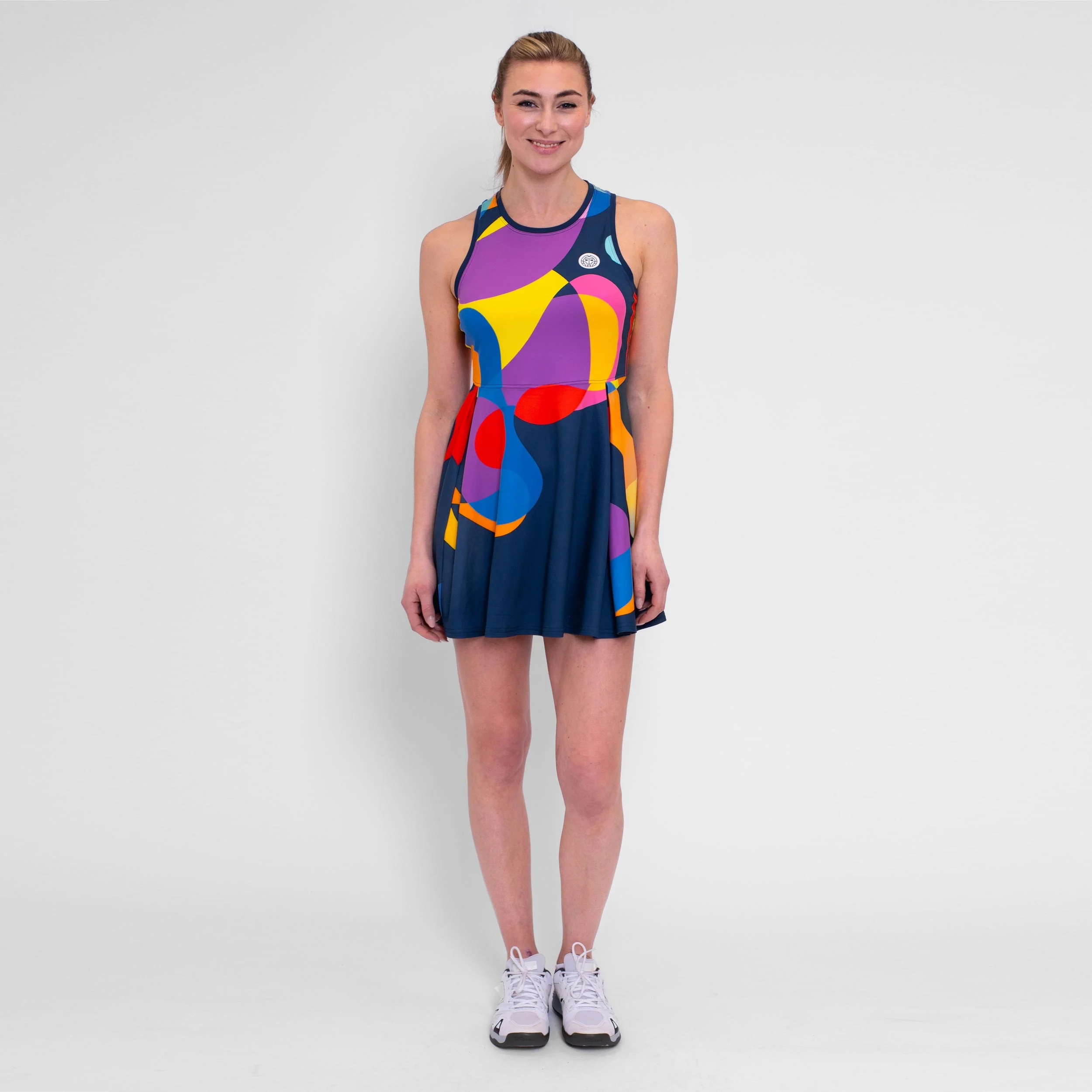 Twiggy Kleid Damen-Dunkelblau,Mehrfarbig - Image 7