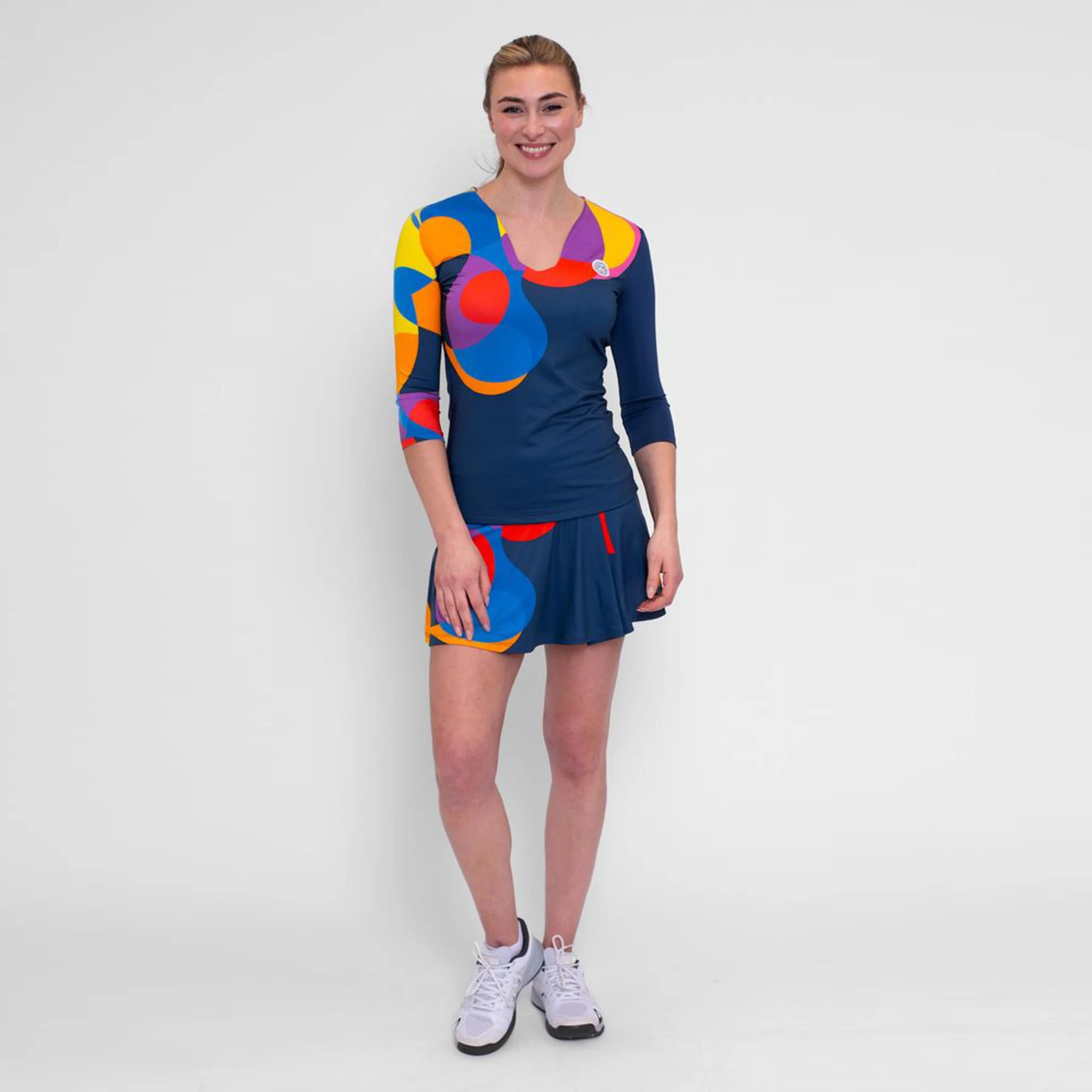 Twiggy Longsleeve Damen-Dunkelblau,Mehrfarbig - Image 5