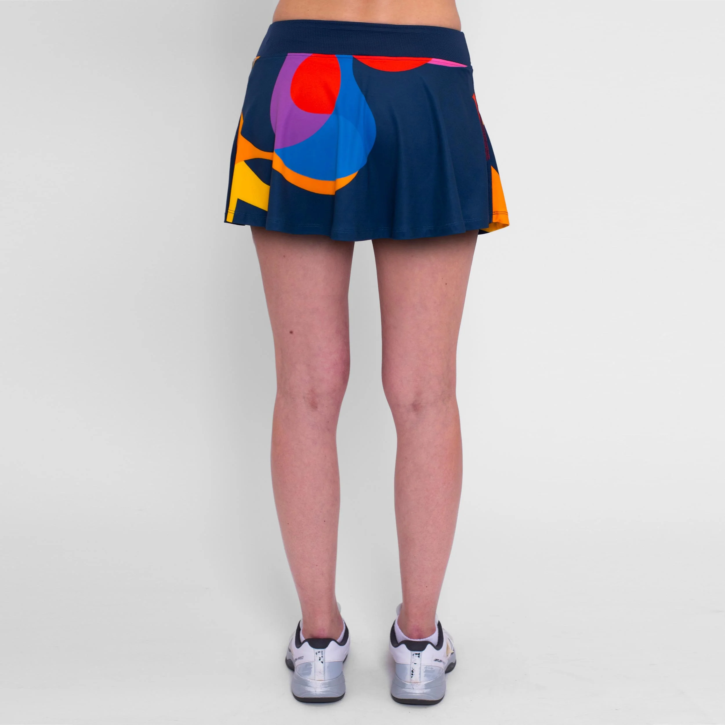 Twiggy Printed Wavy Rock Damen-Dunkelblau,Mehrfarbig - Image 7
