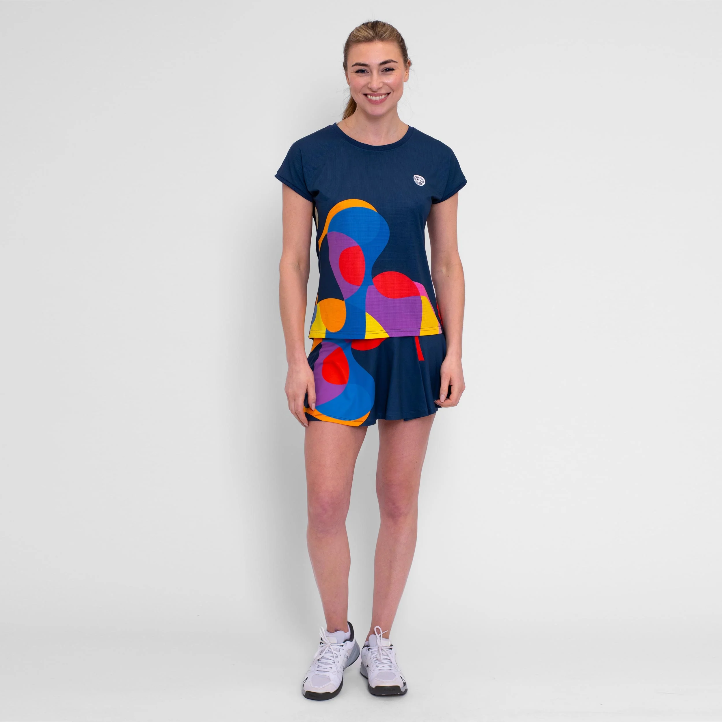 Twiggy T-Shirt Damen-Dunkelblau,Mehrfarbig - Image 8
