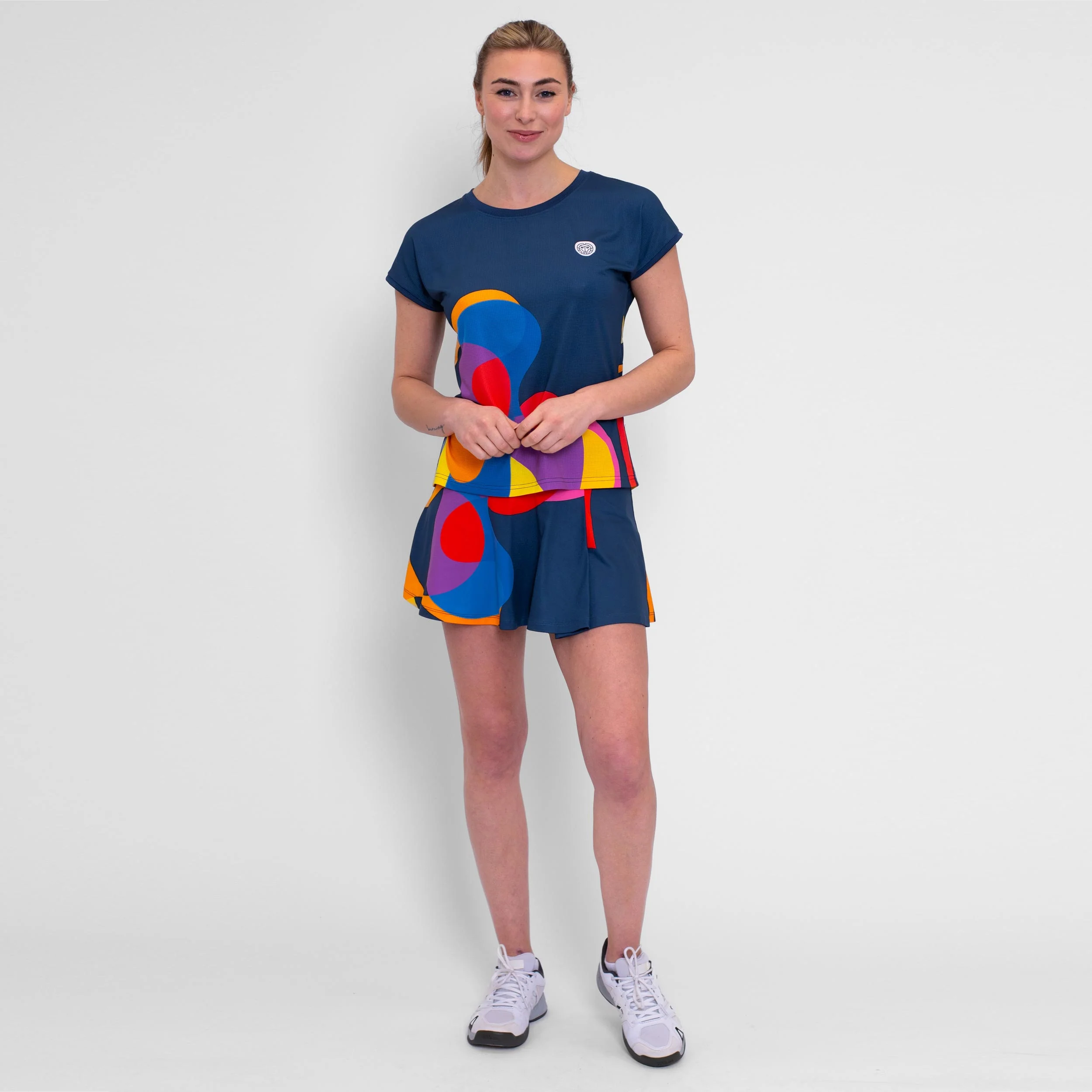 Twiggy T-Shirt Damen-Dunkelblau,Mehrfarbig - Image 9