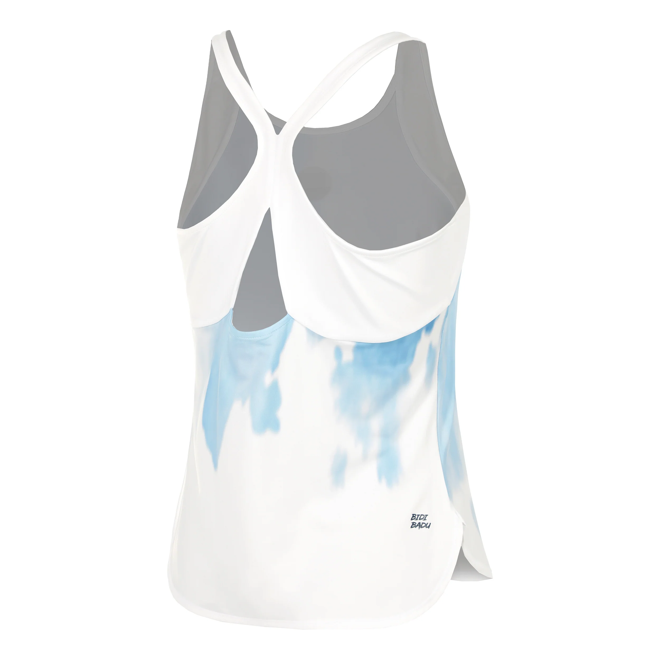 Watercolour Tank-Top Damen-Weiß,Blau - Image 2