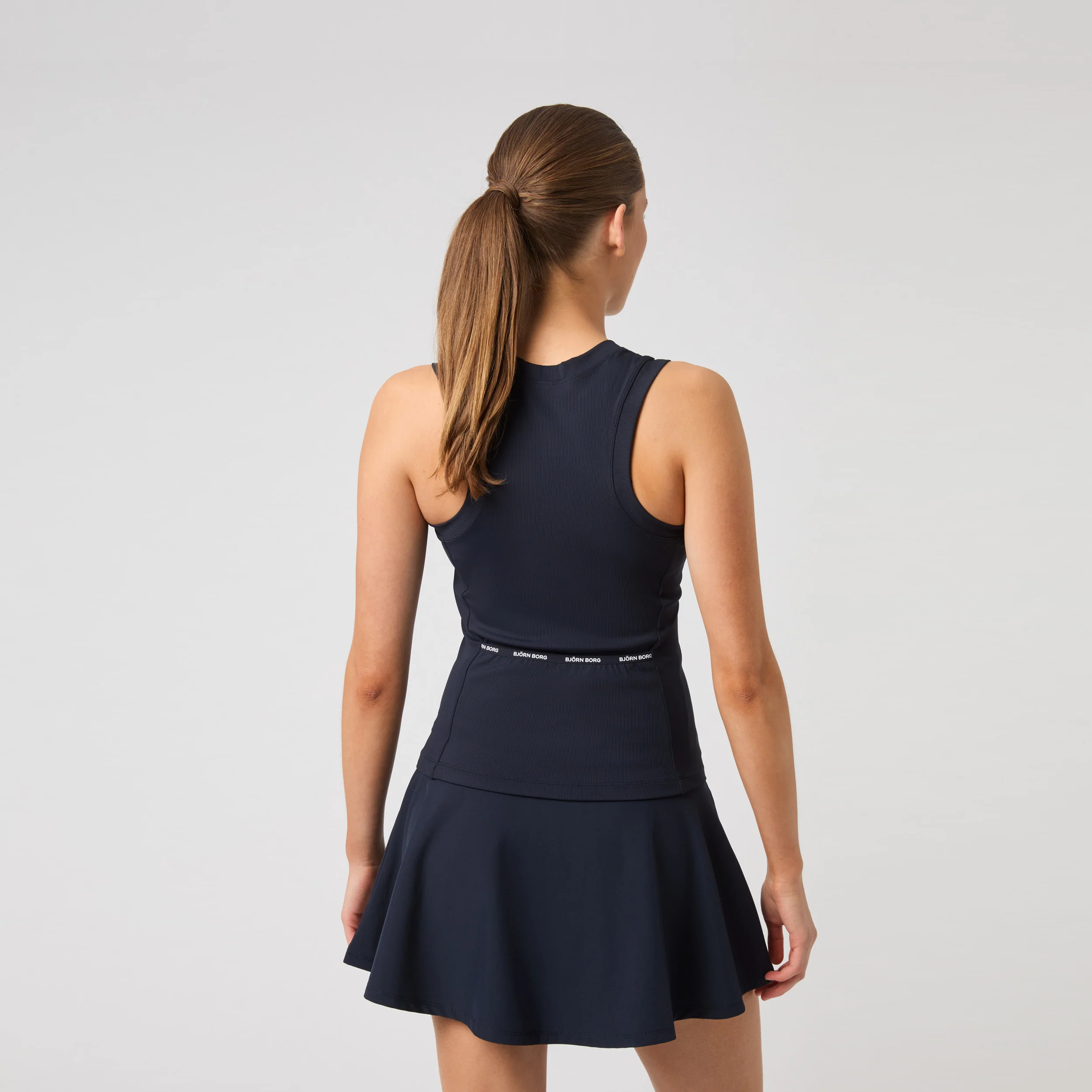 Ace Pocket Ribbed Tank-Top Damen - dunkelblau - Image 6