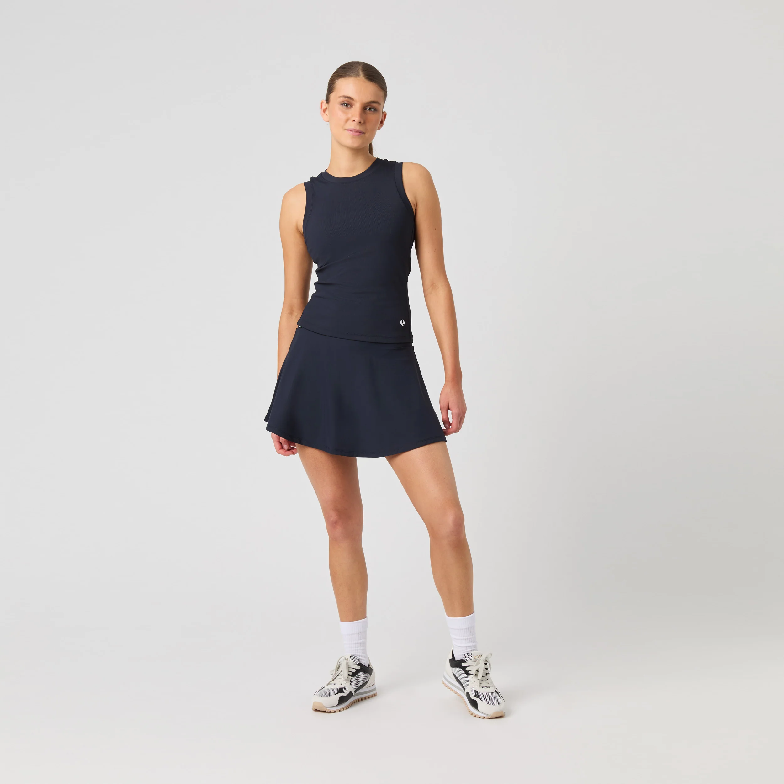Ace Pocket Ribbed Tank-Top Damen - dunkelblau - Image 7