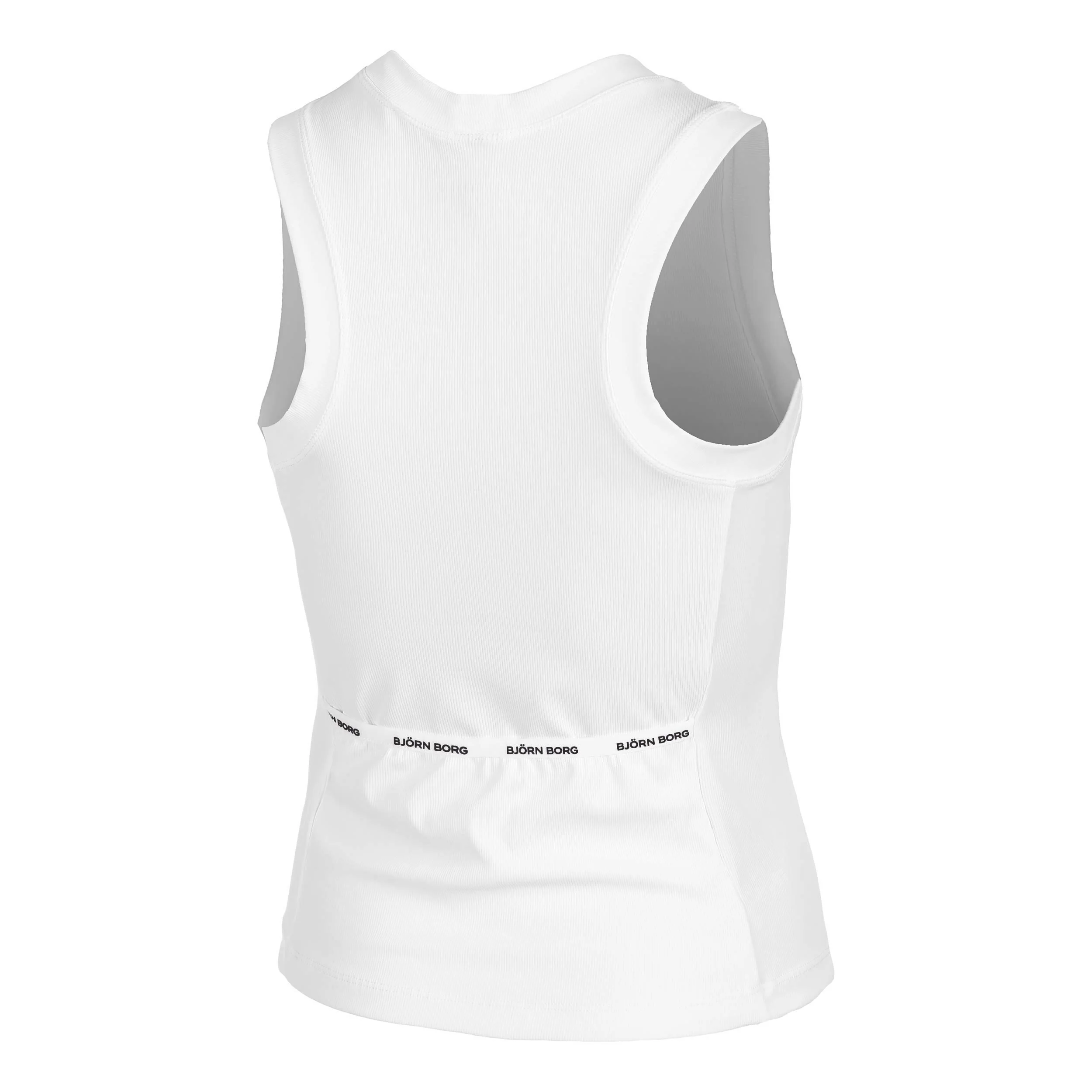 Ace Pocket Ribbed Tank-Top Damen - weiß - Image 2