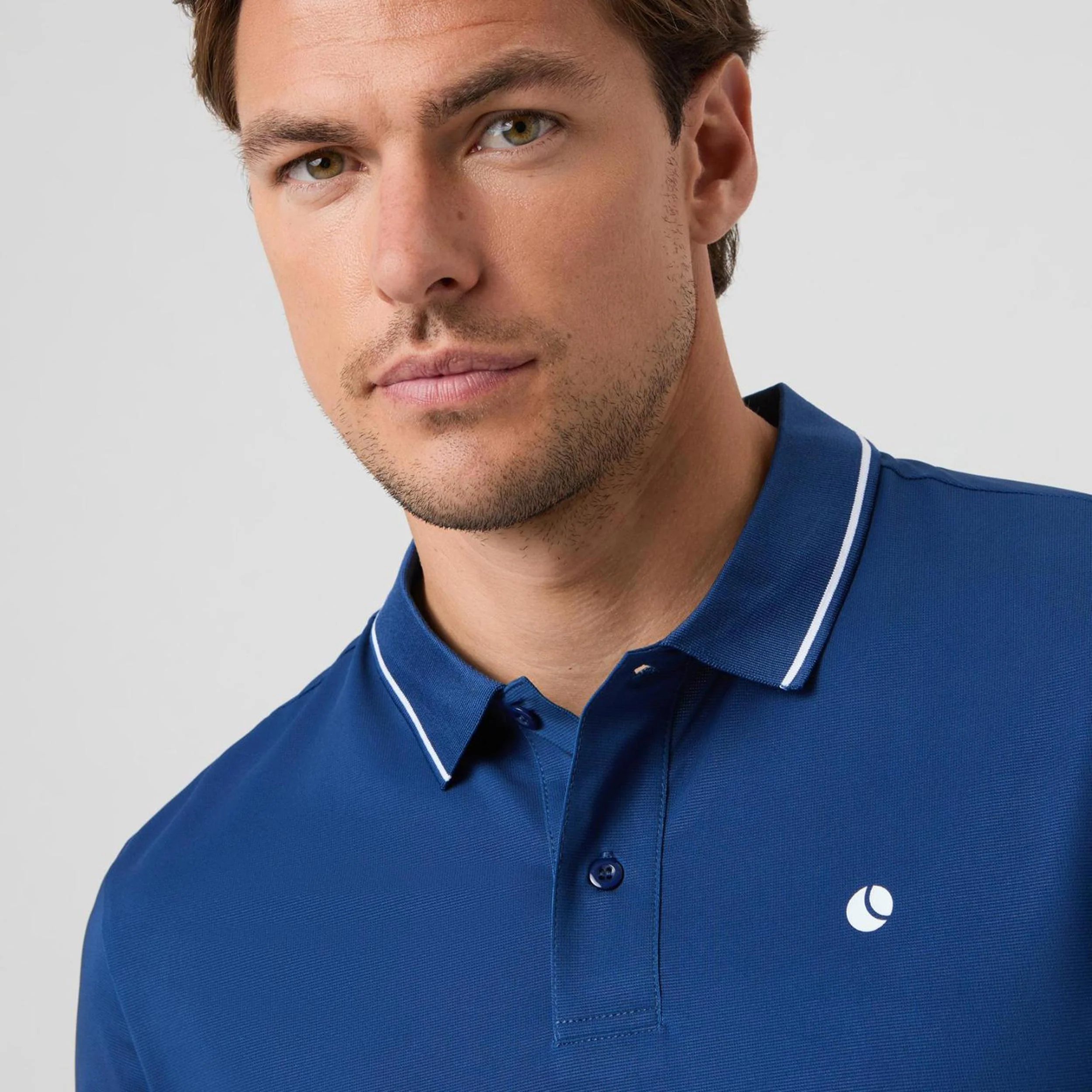 Ace Polo Herren - blau - Image 3