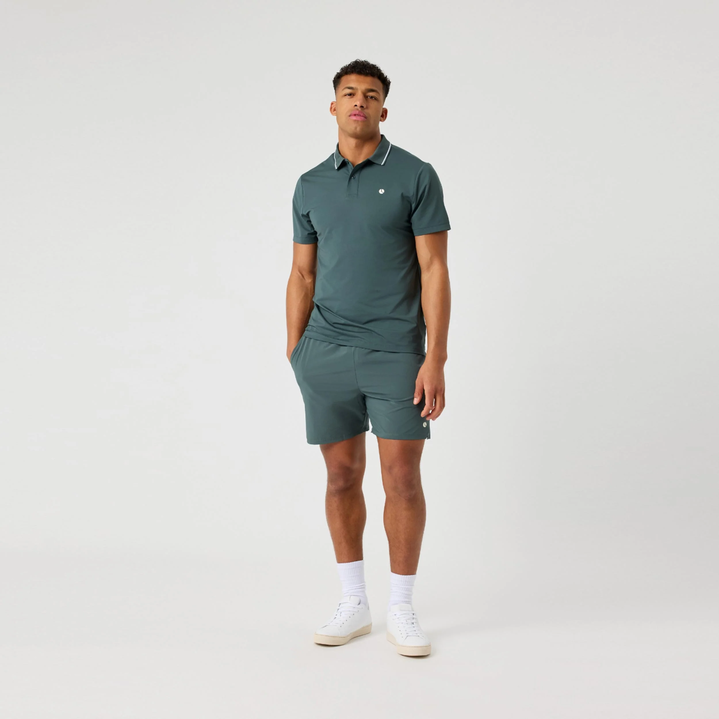 Ace Polo Herren - dunkelgrün - Image 4