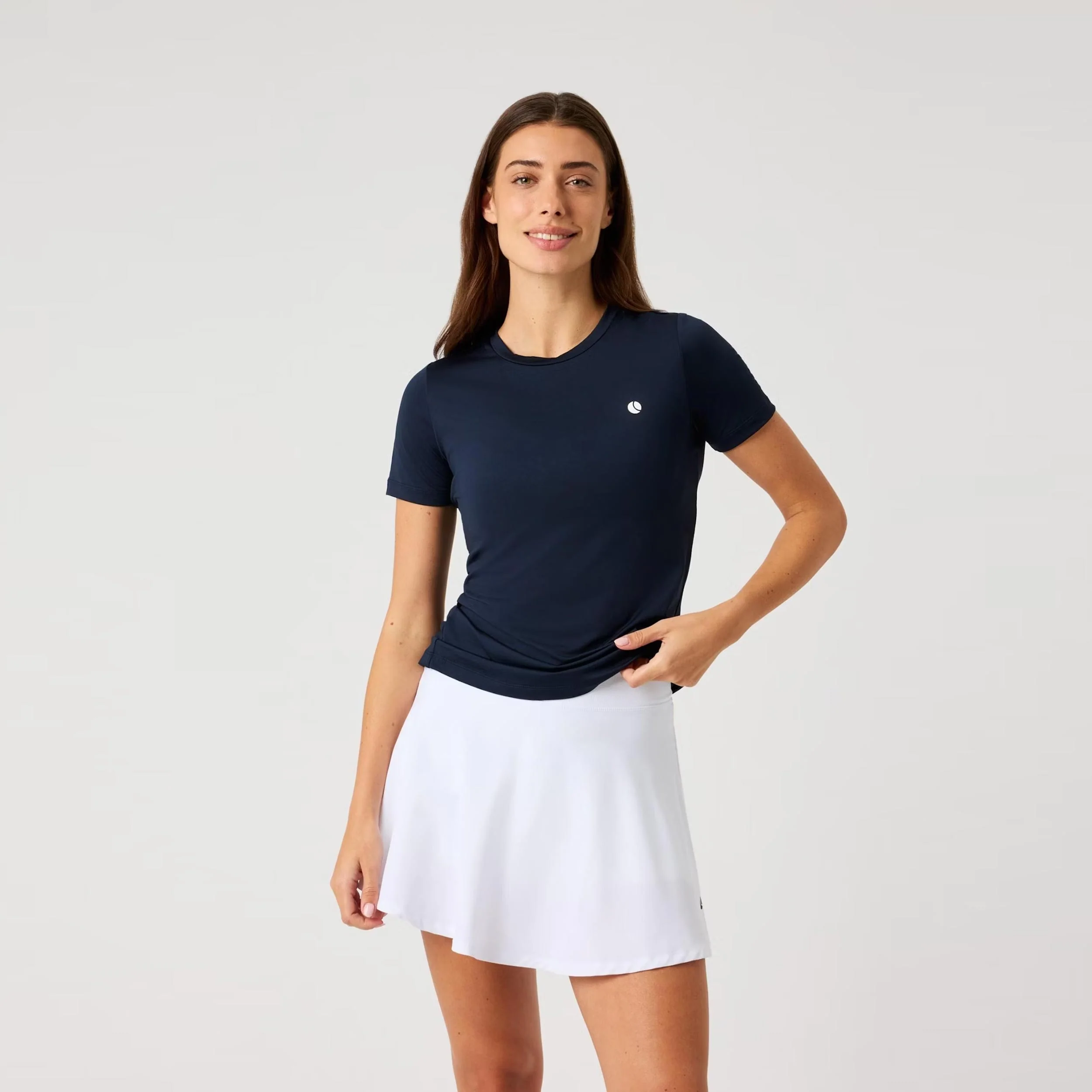 Ace Slim T-Shirt Damen - dunkelblau
