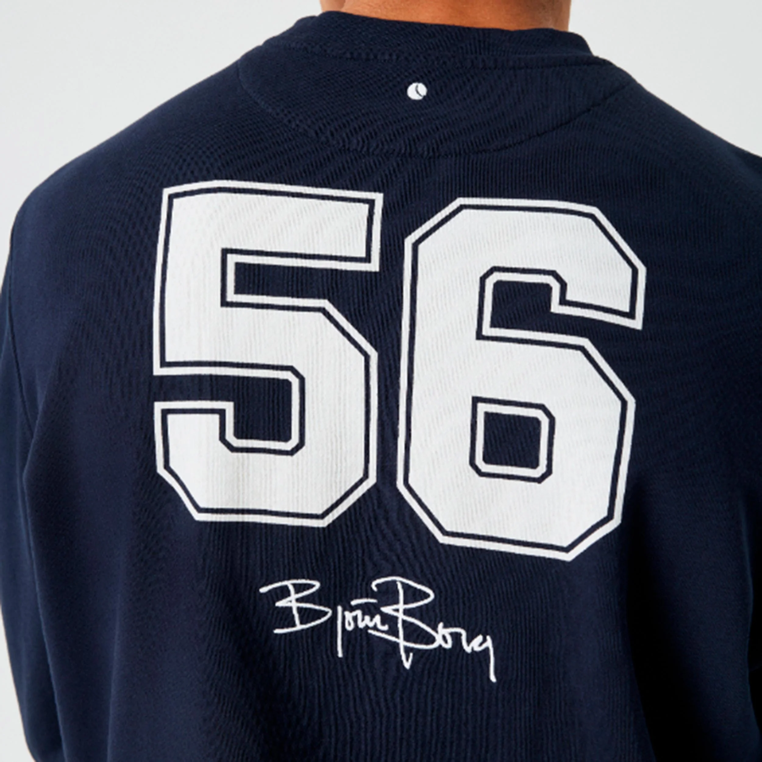 Borg Classic Print Sweatshirt Herren - dunkelblau - Image 4
