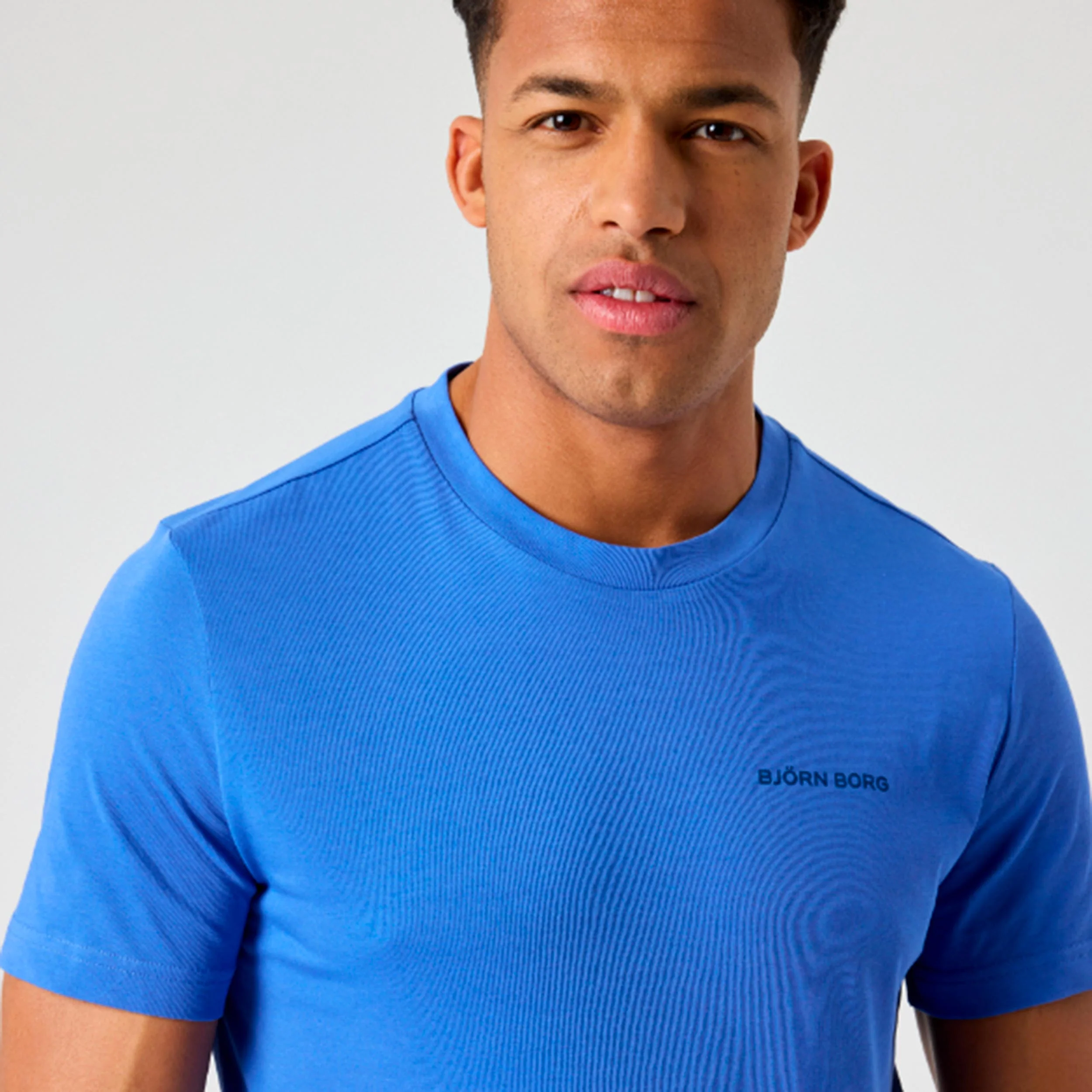Borg T-Shirt Herren - hellblau - Image 3
