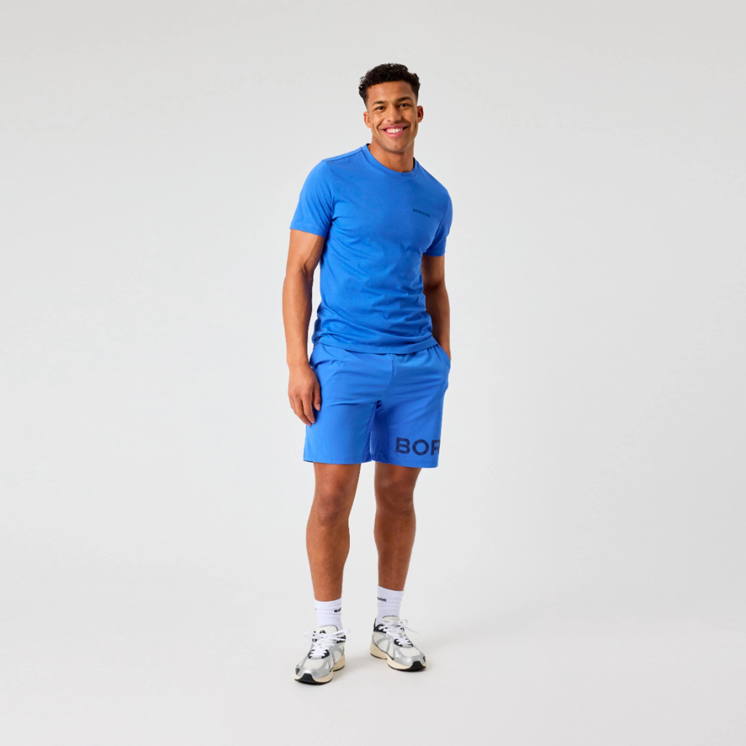 Borg T-Shirt Herren - hellblau - Image 4