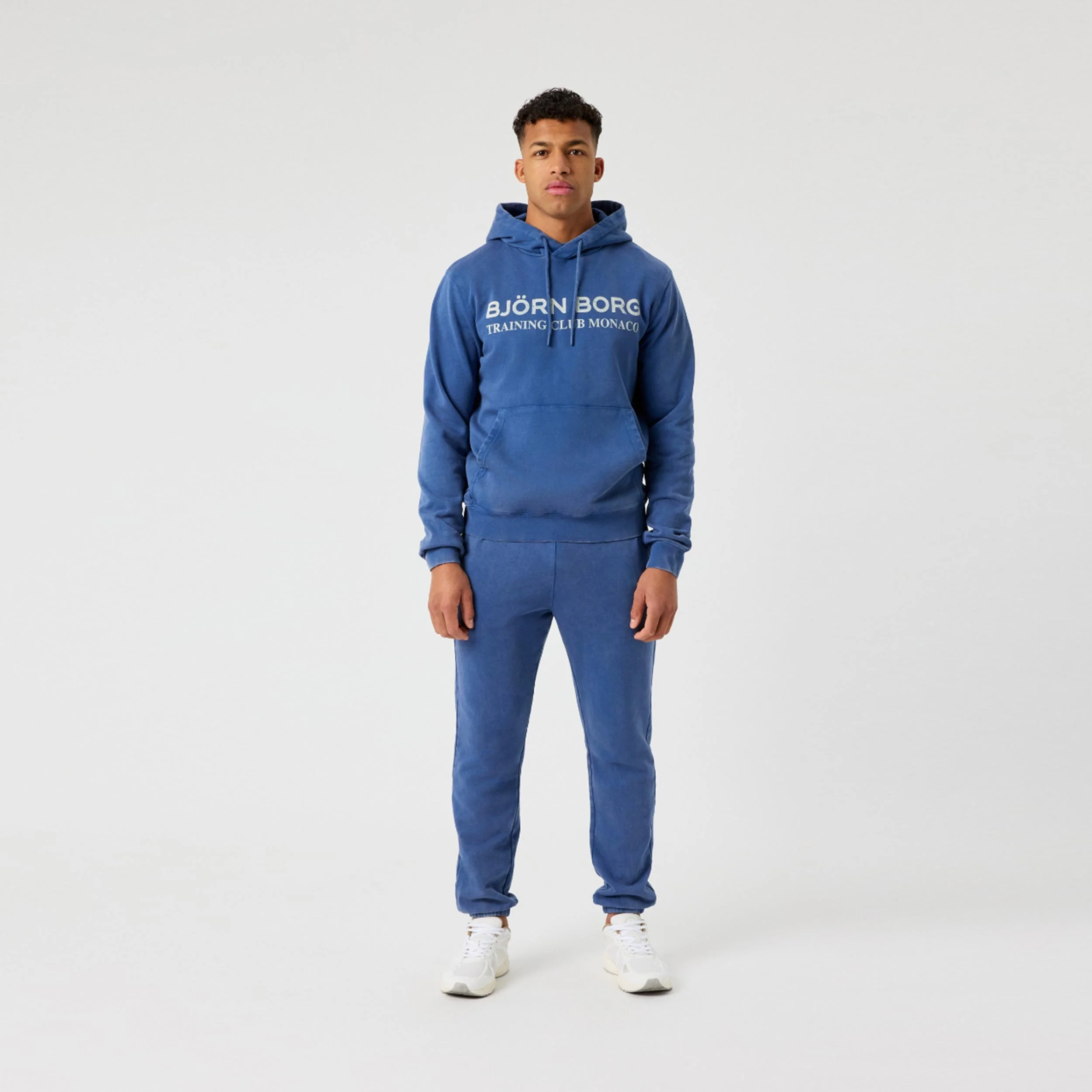 Classic Print Hoody Herren-blau - Image 4