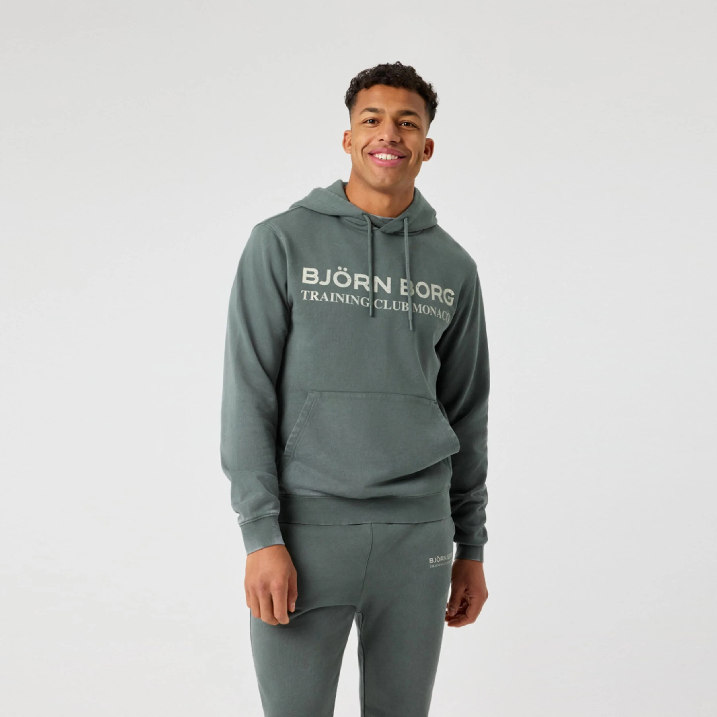 Classic Print Hoody Herren-dunkelgrün