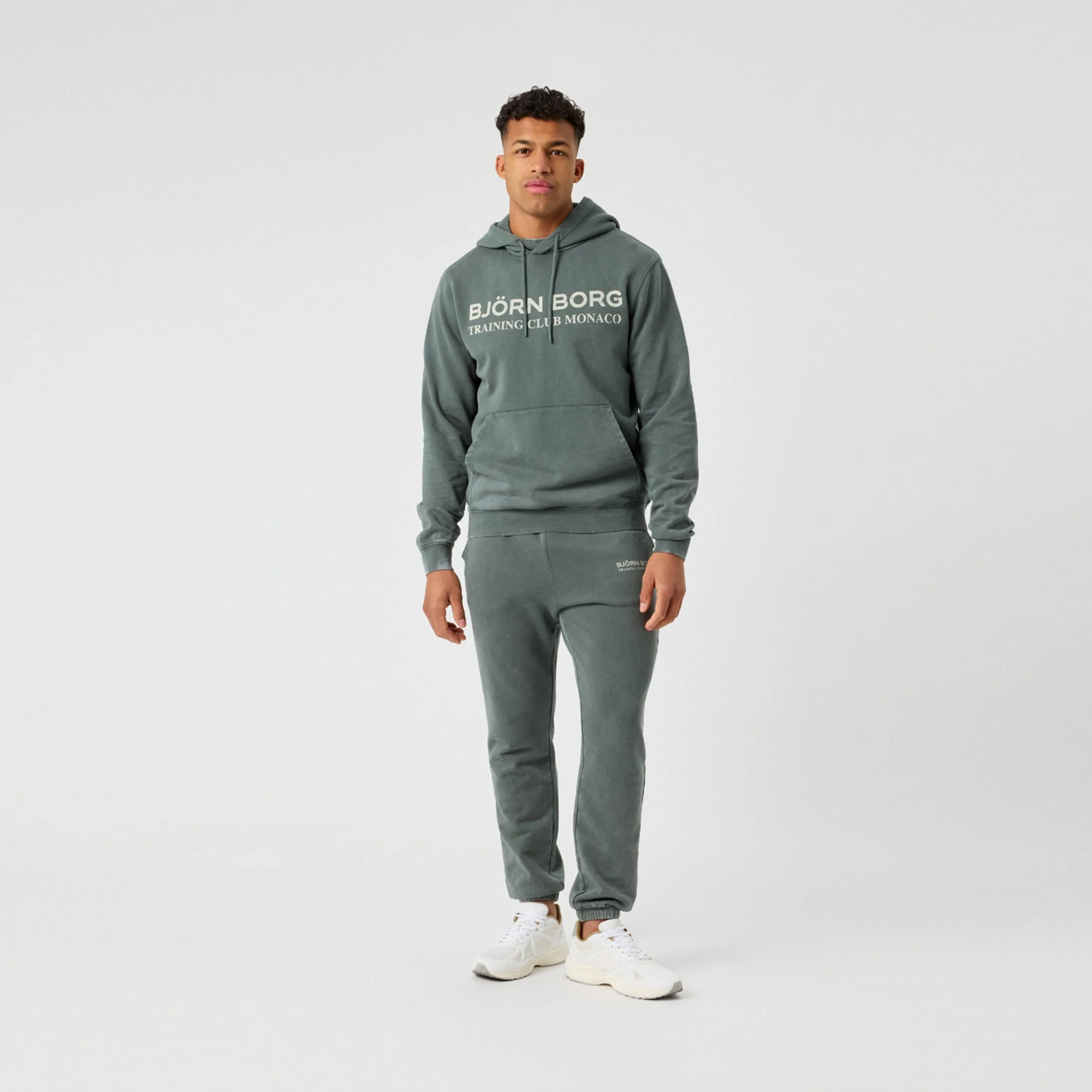 Classic Print Hoody Herren-dunkelgrün - Image 4