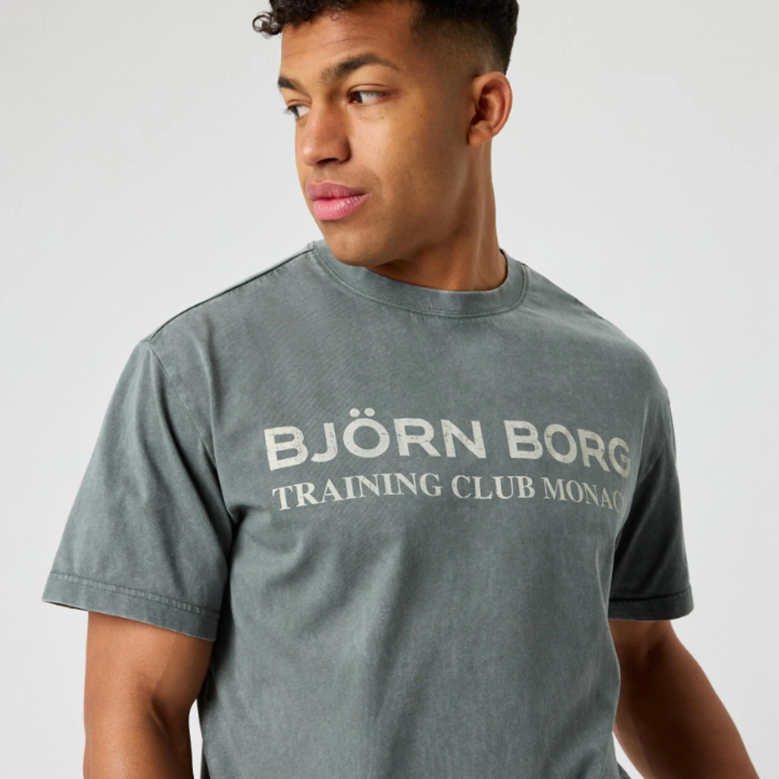 Classic Print T-Shirt Herren-dunkelgrün - Image 3