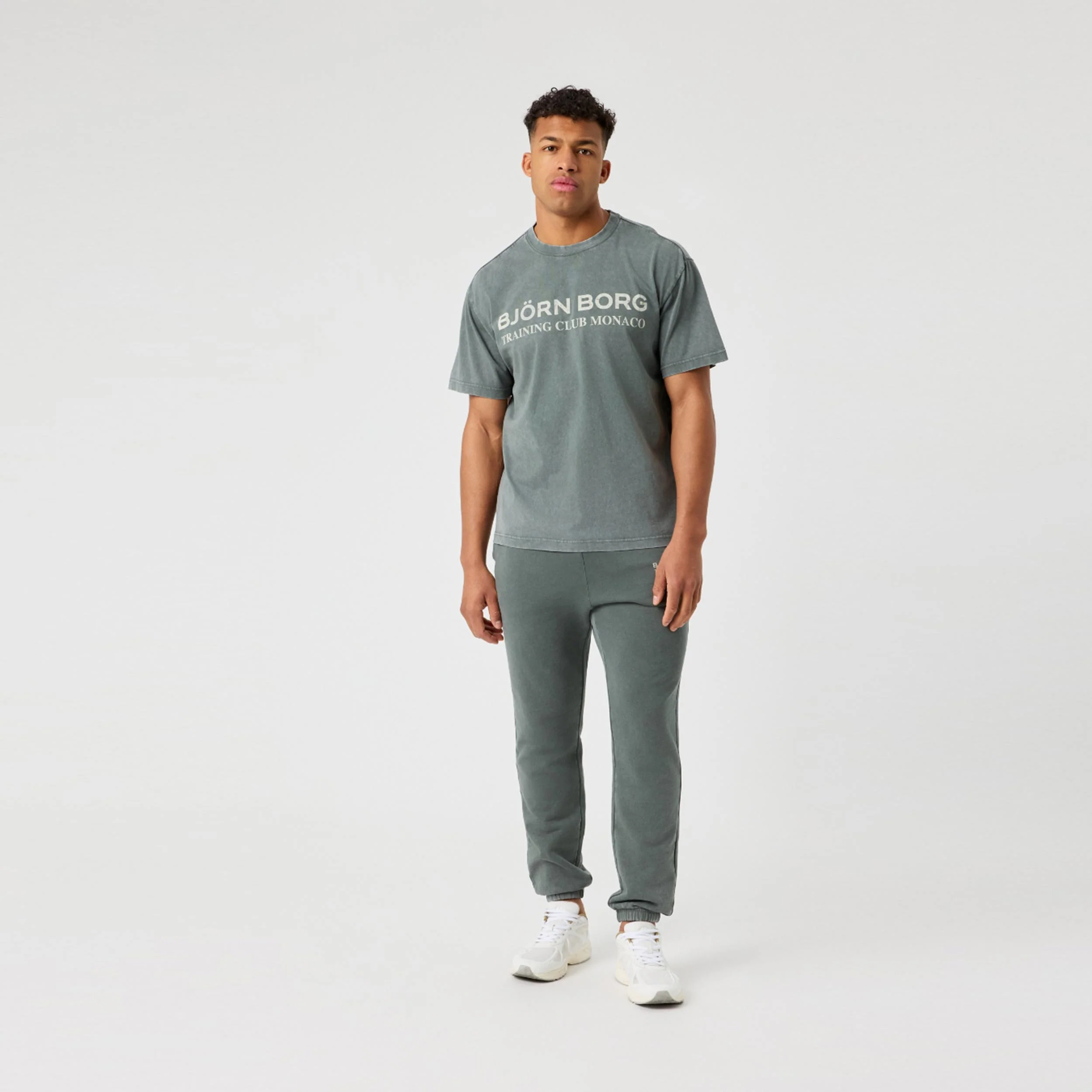Classic Print T-Shirt Herren-dunkelgrün - Image 4